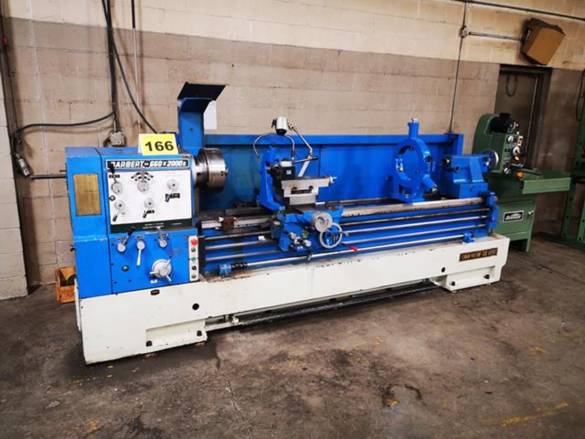DARBERT, 660MM X 2000MM, GAP BED ENGINE LATHE, 10 HP, 3" SPINDLE BORE, 26" SWING, 80 INCHES