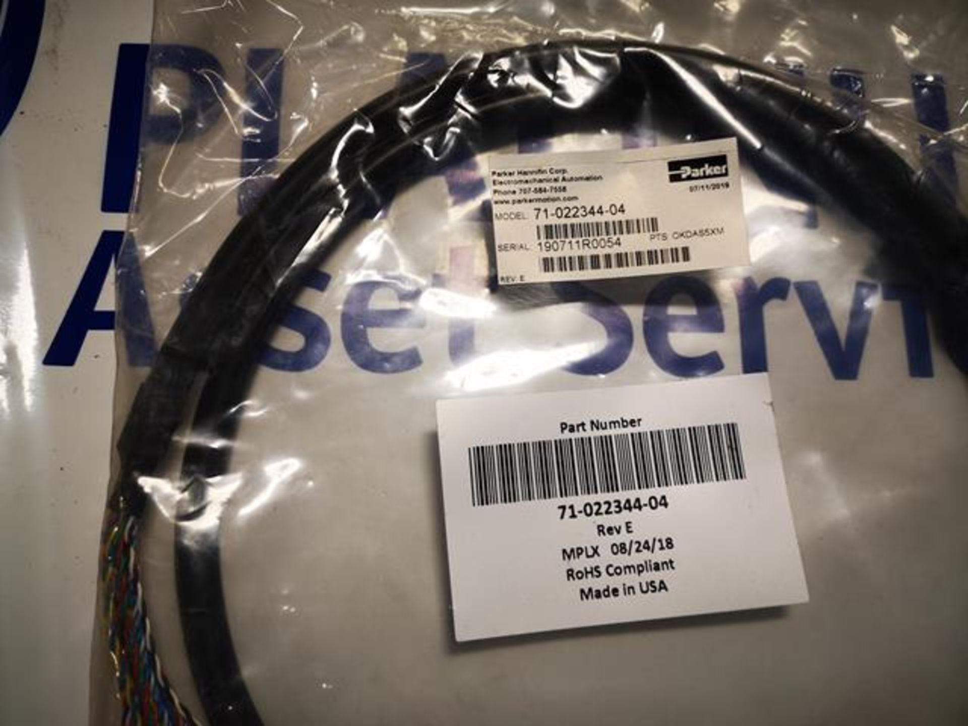 PARKER HANNIFIN, 71-022344-04, COMMUNICATION CABLE, NEW - Image 2 of 2