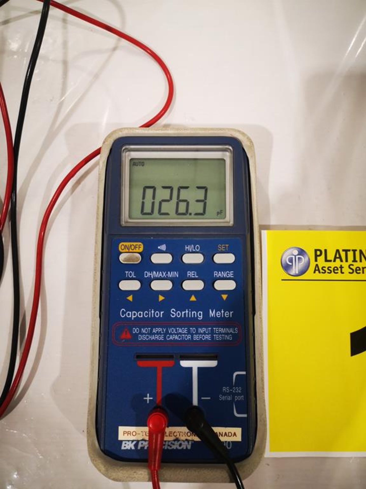 BK PRECISION, 890, CAPACITOR SORTING METER - Image 2 of 3