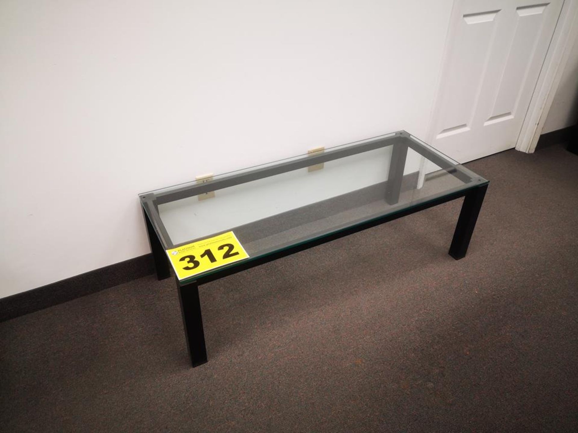 GLASS COFFEE TABLE, 4FT X 3FT X 20" - Image 2 of 2