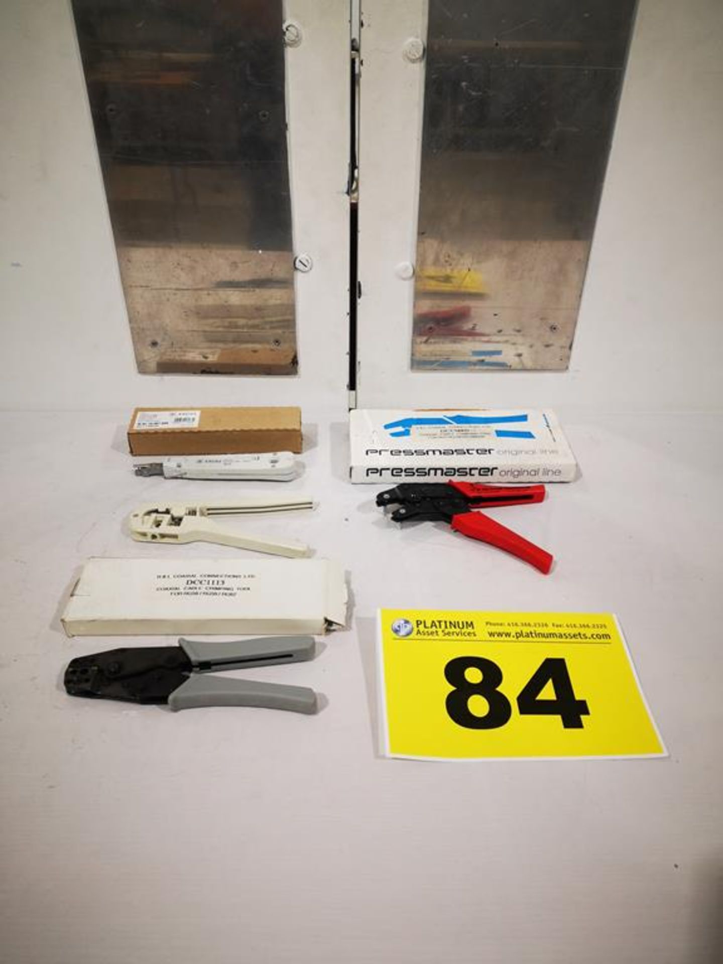 LOT OF CRIMPING AND PUNCH TOOLS