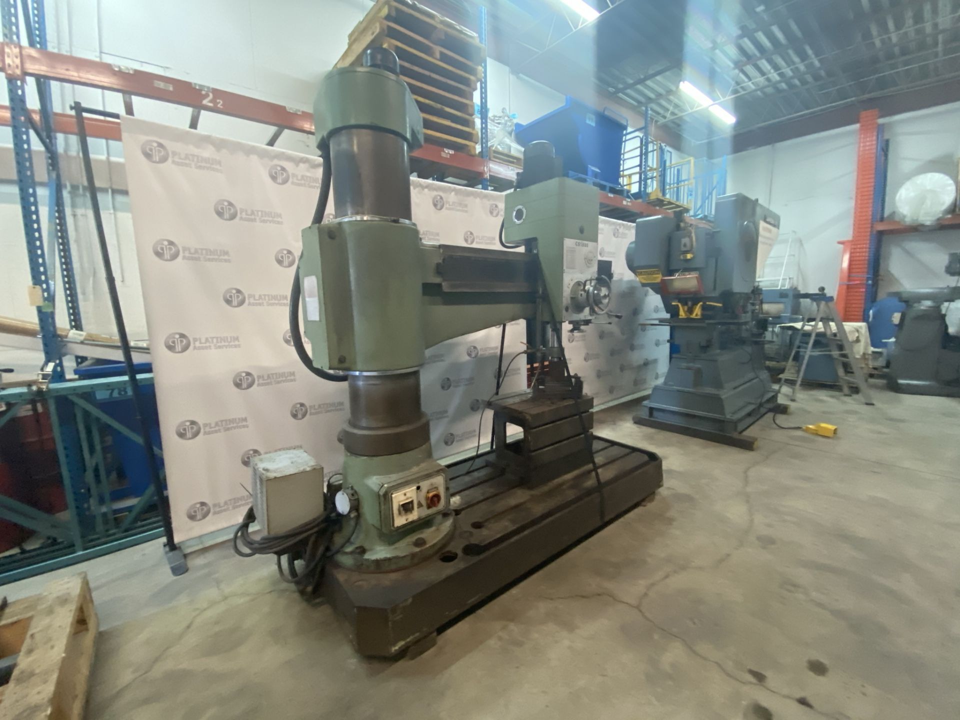 STANKO, CS1600, 60" RADIAL ARM DRILL WITH BOX TABLE - Image 2 of 10