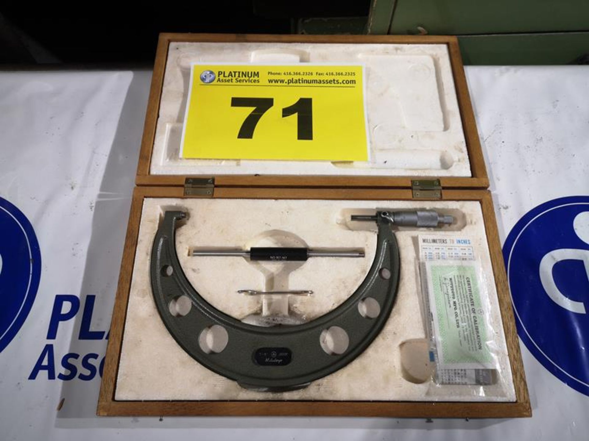 MITUTOYO, 7" - 8" MICROMETER, MDL 103-118