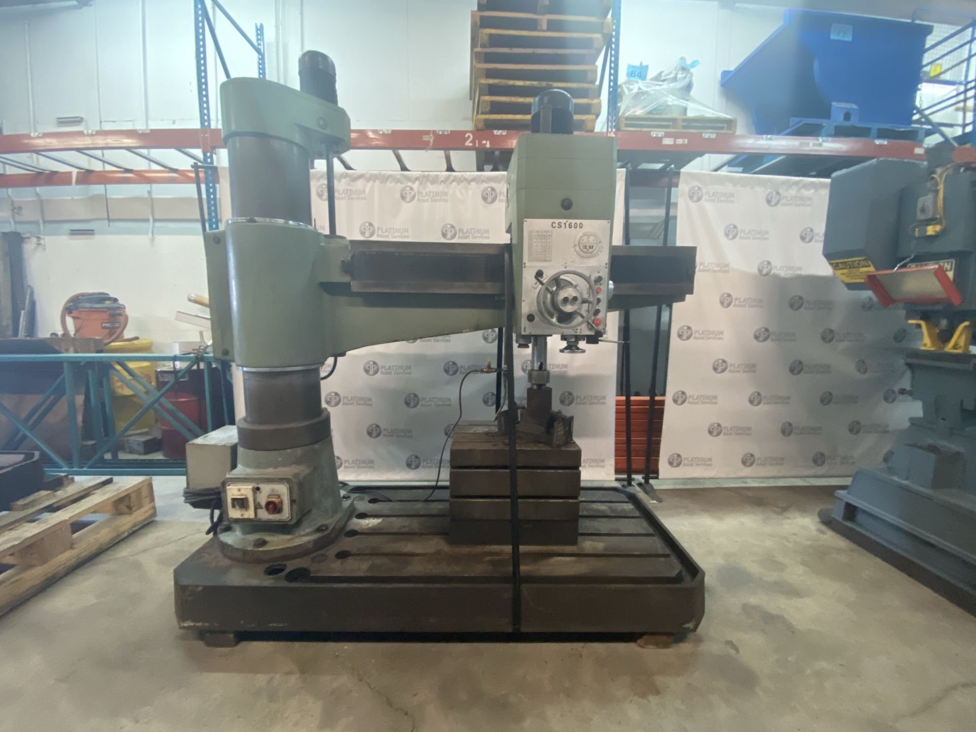 STANKO, CS1600, 60" RADIAL ARM DRILL WITH BOX TABLE