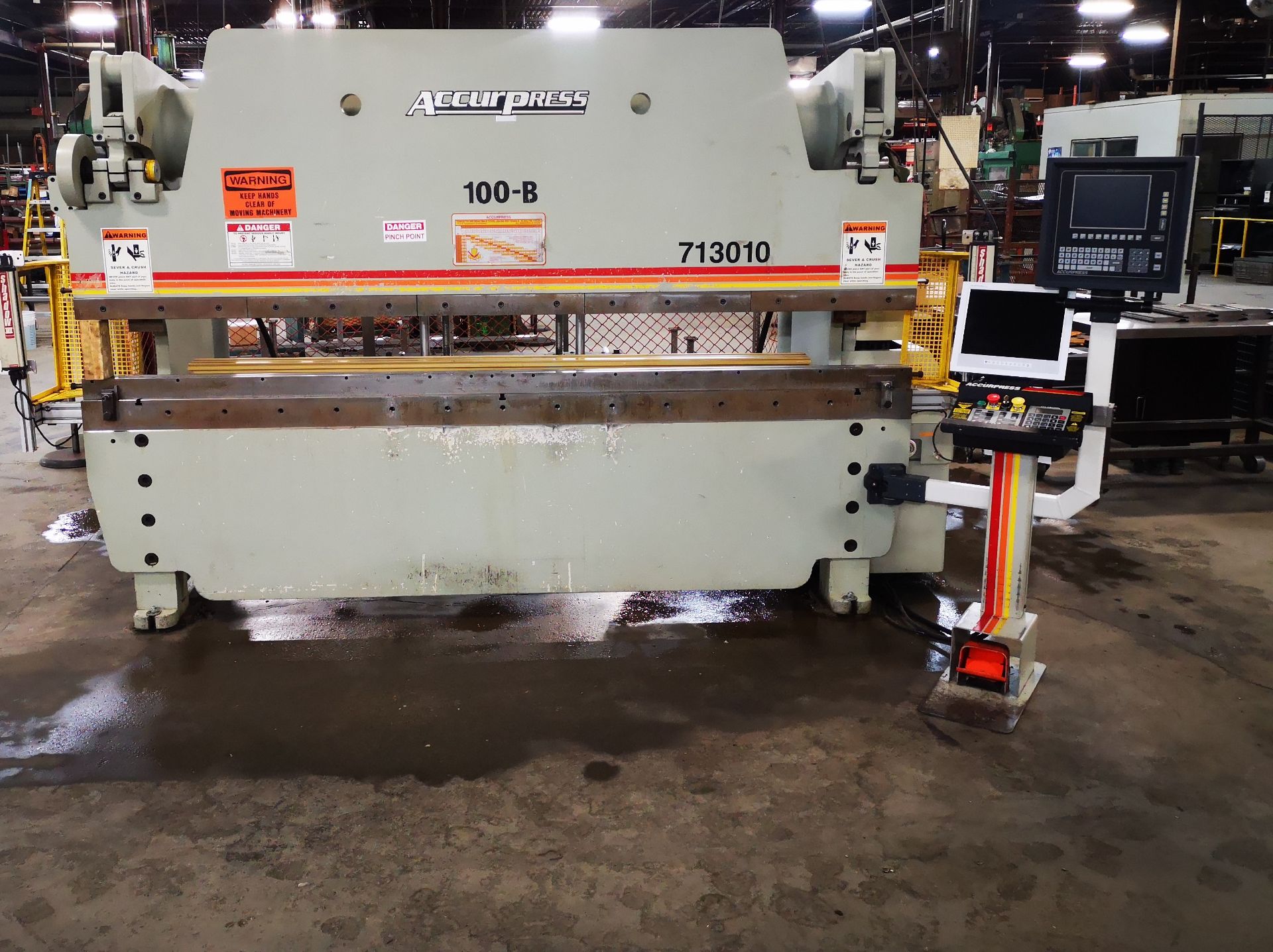 ACCURPRESS, 713010, 130 TON X 10', CNC PRESS BRAKE, - Image 2 of 12