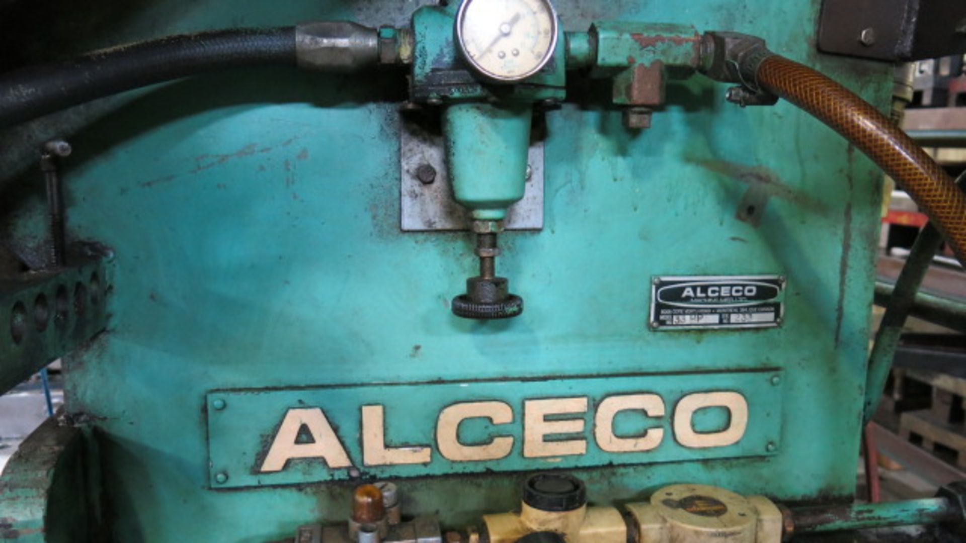 ALECO, 33HP, 33 TON HORN PRESS WITH AIR CLUTCH S/N 233 (RIGGING $800) - Image 7 of 8