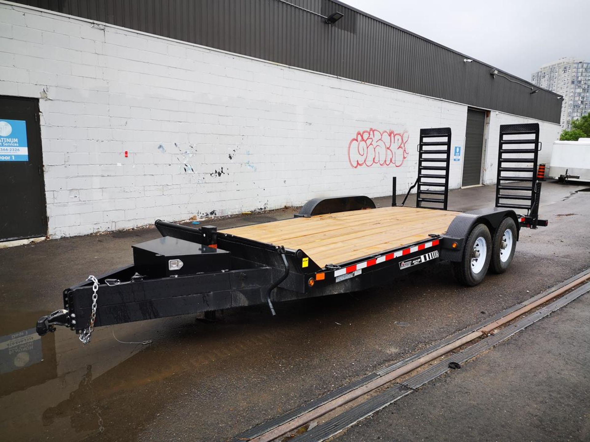 2020, CANADA TRAILERS, CE718-14K, 7' X 18', TANDEM AXLE, EQUIPMENT HAULER - Image 4 of 15