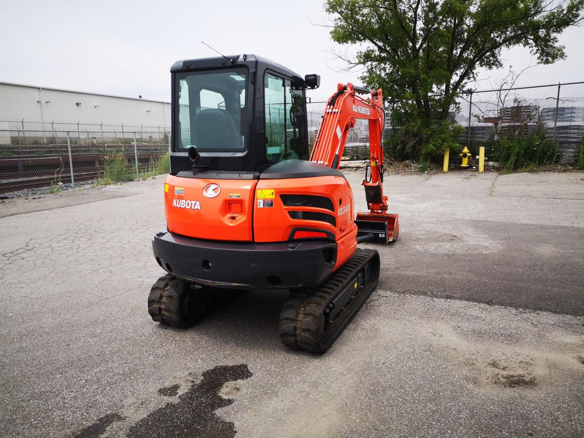 2018, KUBOTA, KX040-4, HYDRAULIC, TRACK MOUNTED, MINI EXCAVATOR - Image 6 of 17