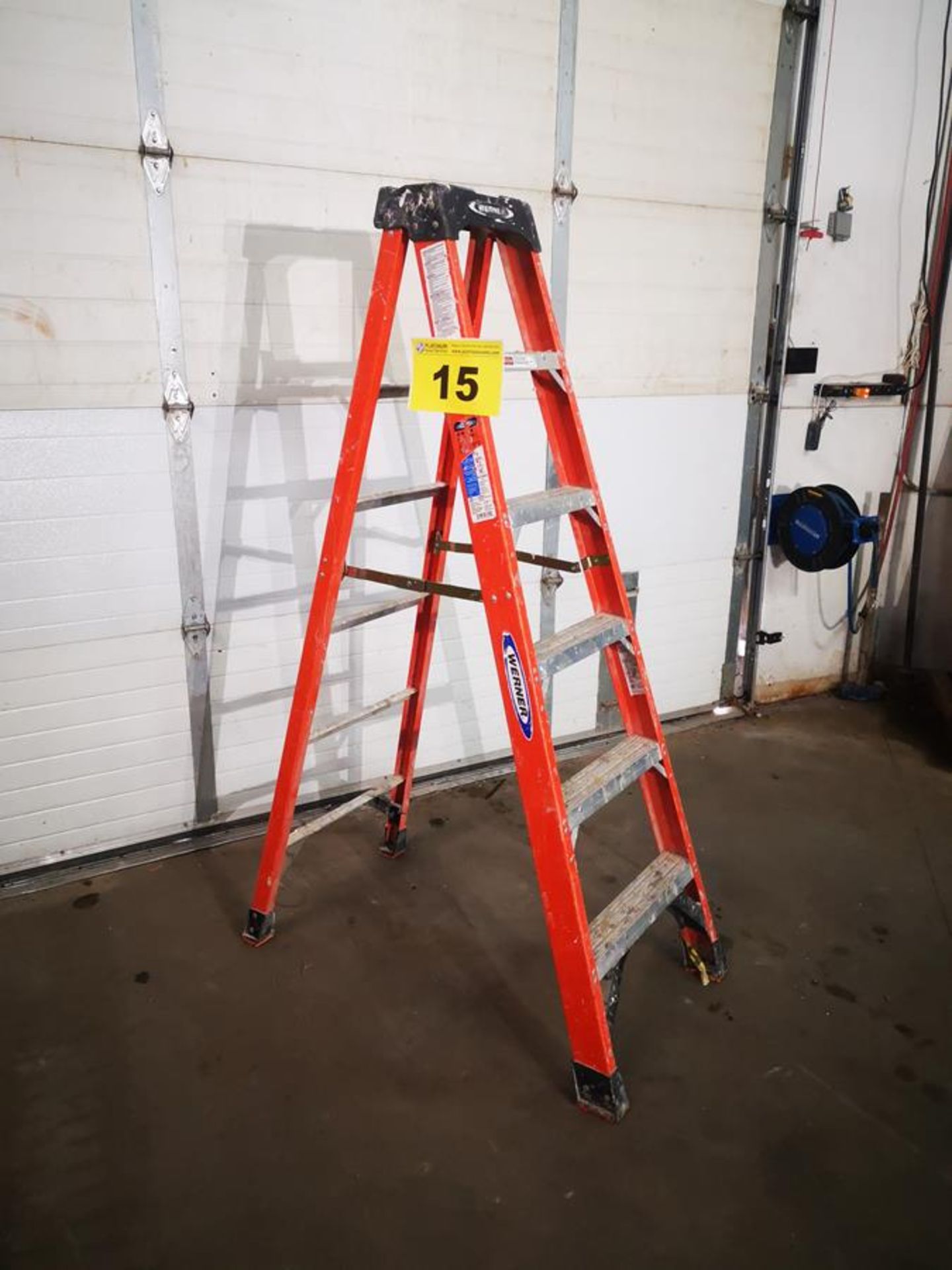 WERNER, 6', FIBREGLASS, A-FRAME LADDER