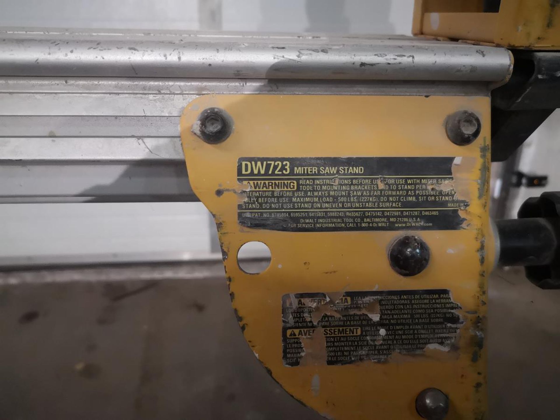 DEWALT, DW723, MITRE SAW STAND - Image 3 of 4