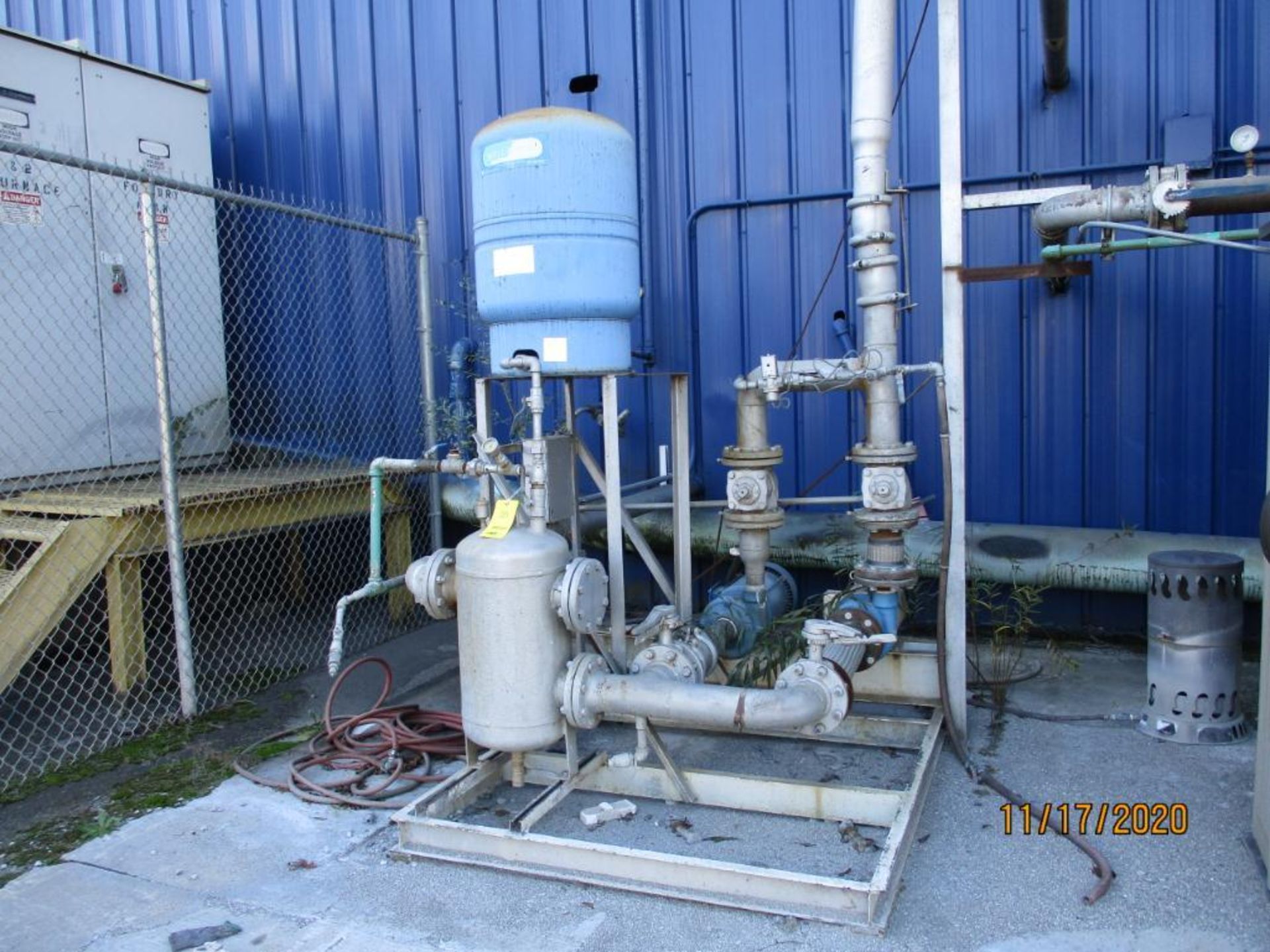 LOT: (2) 15 HP Water Pumps (for Inductotherm mainline furnace) (LOCATED IN COLUMBIANA, AL)