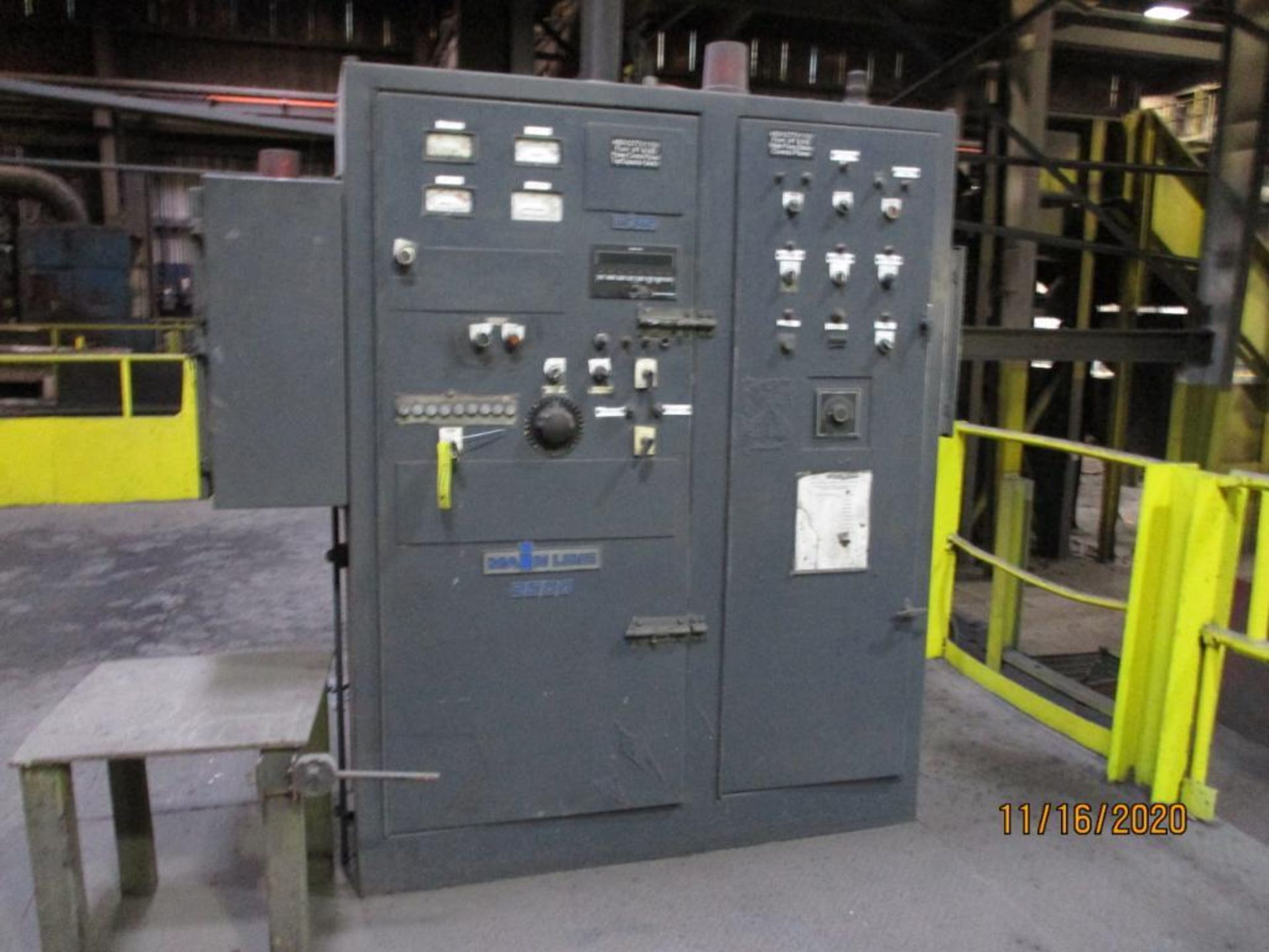 Inductotherm Mainline Furnace, 7000 kw, 60 Hz, 10 Ton Capacity, (2) Shells, Accessories on Deck, - Image 7 of 10