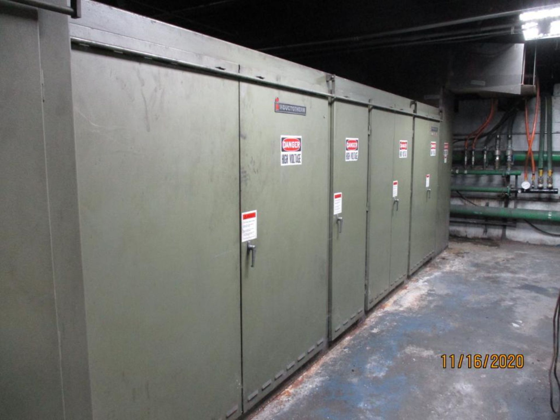 Inductotherm 7000 kw Medium Frequency Furnace System, 10 Metric Ton Systems, 7000 kw Power Supply, - Image 3 of 8