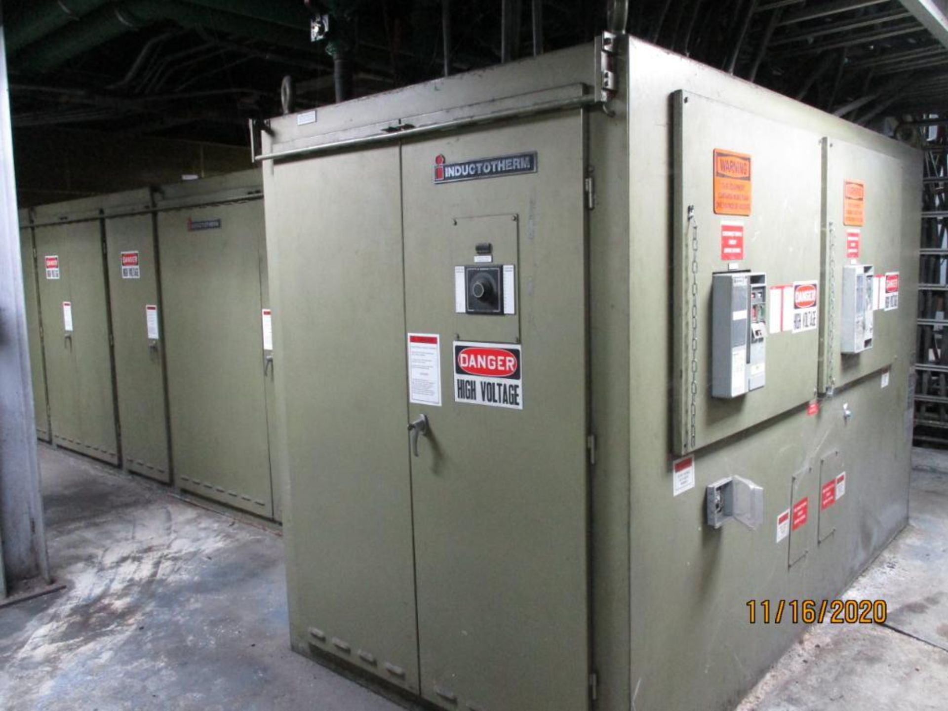 Inductotherm 7000 kw Medium Frequency Furnace System, 10 Metric Ton Systems, 7000 kw Power Supply, - Image 5 of 8