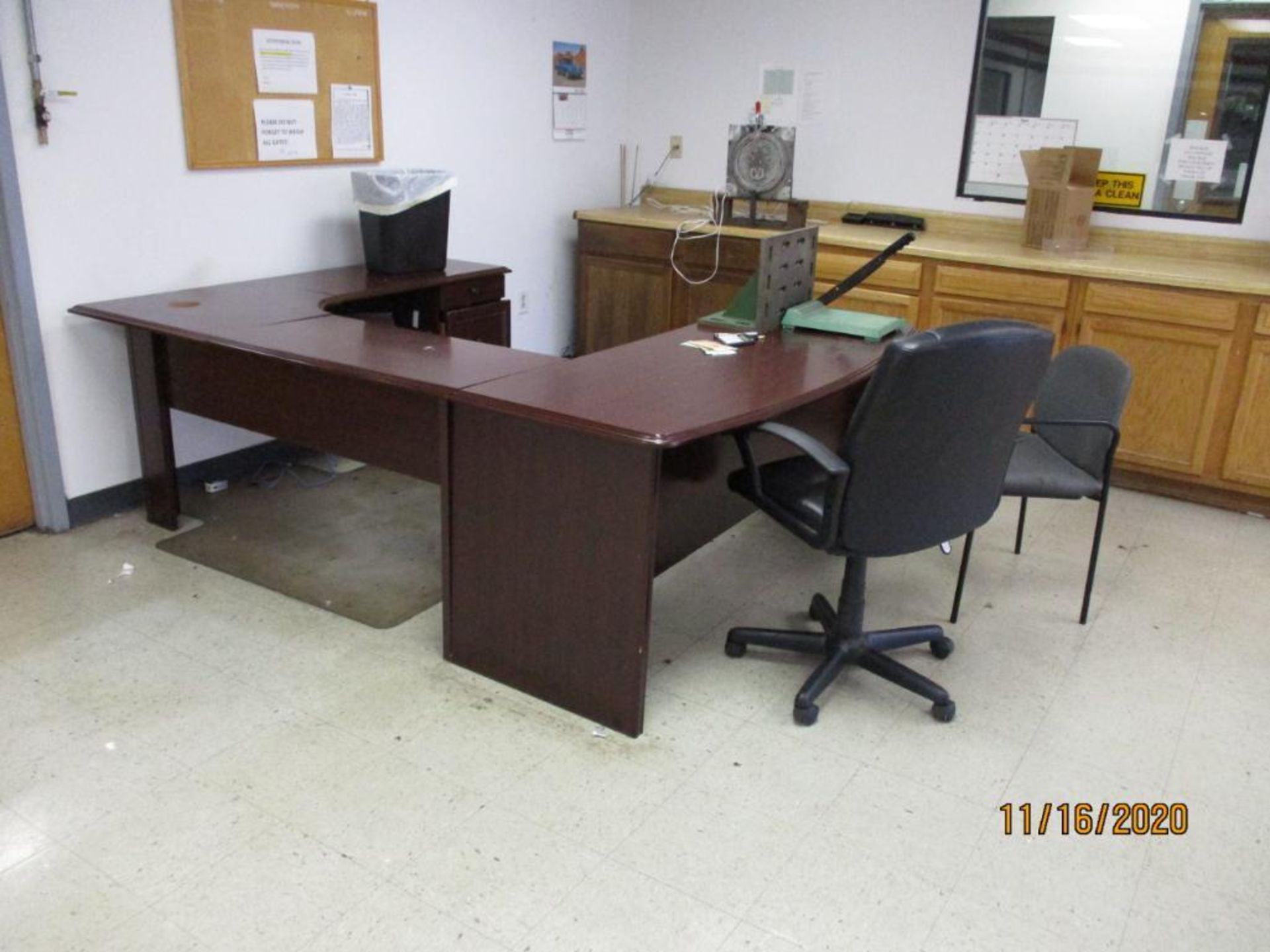 LOT: Contents of Quality Control Lab consisting of Desks, Book Shelves, Plastic Racks, etc. (LOCATED