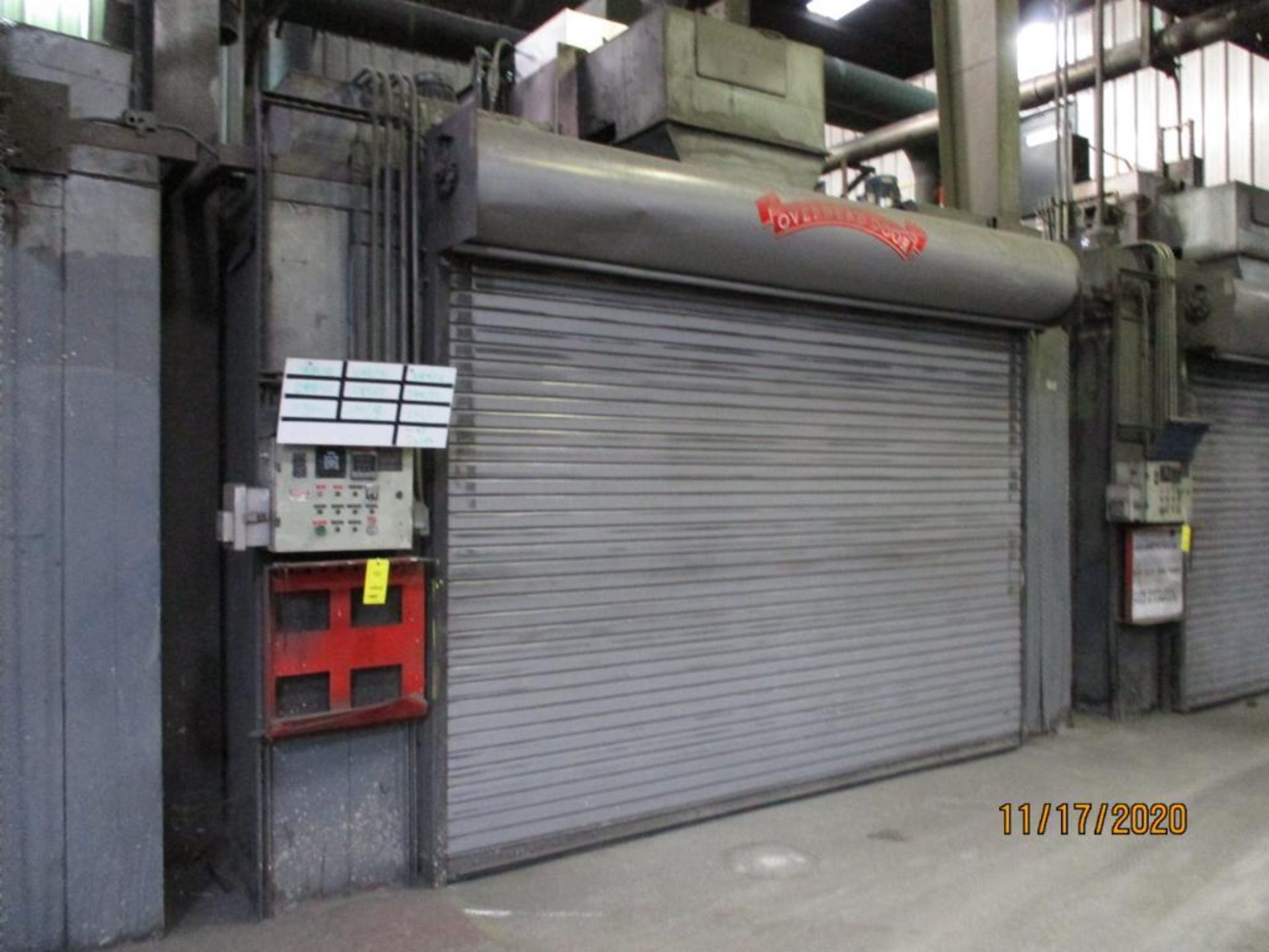 Vulcan Gas Fired Drying Oven, with Roll-up Door (LOCATED IN COLUMBIANA, AL)