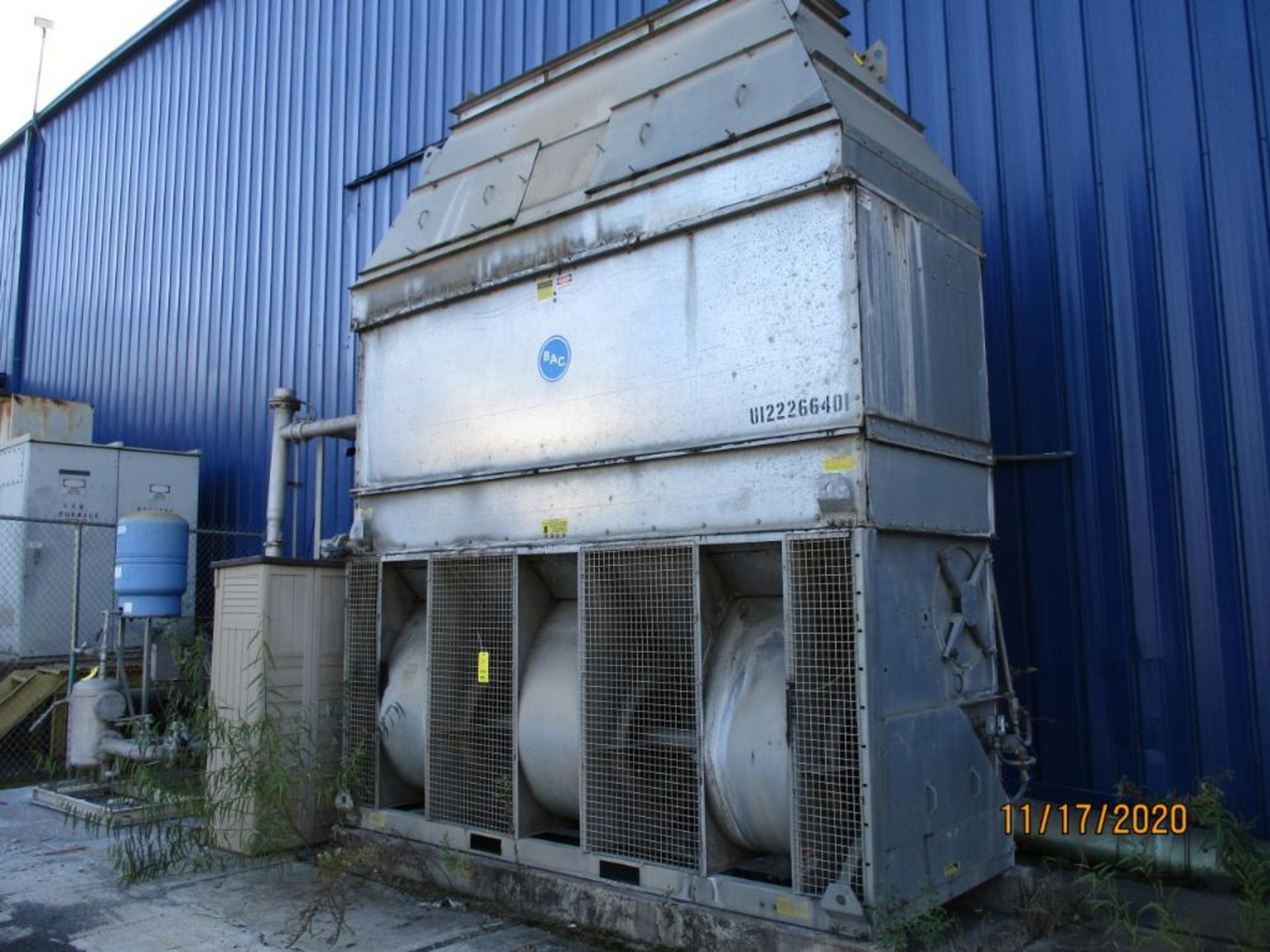BAC Cooling Tower Model BF1-048-316, S/N U122266401-01, with New Parts (for Inductotherm mainline