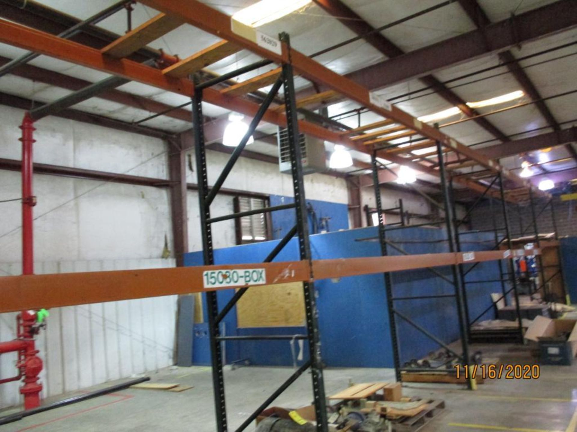 LOT: (6) Sections 12 ft. Wide x 42 in. Deep x 12 ft. High 2-Tier Pallet Rack, 6670 lb. Capacity - Image 2 of 2