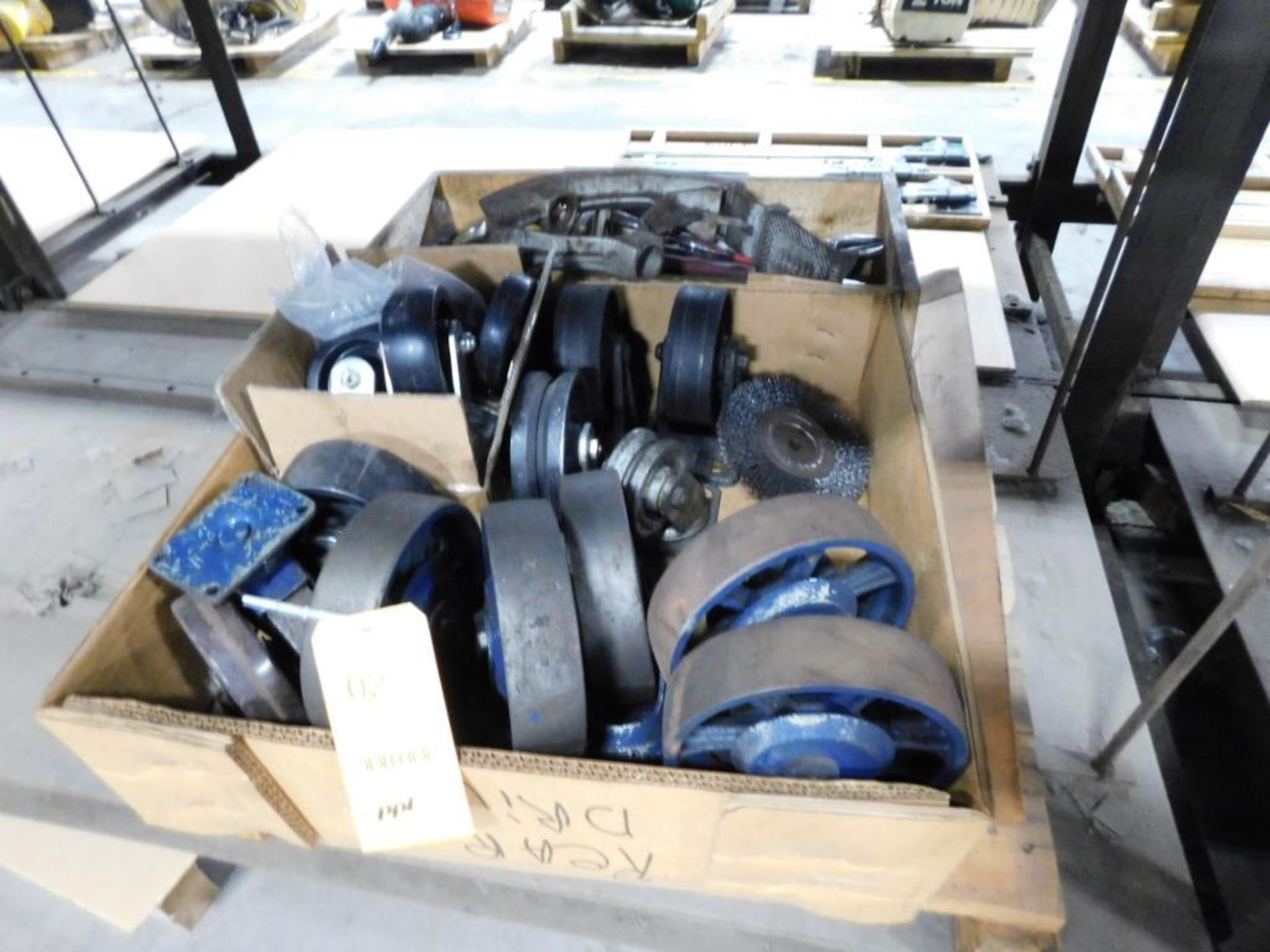 LOT: Assorted Caster Wheels & Shears on (1) Pallet