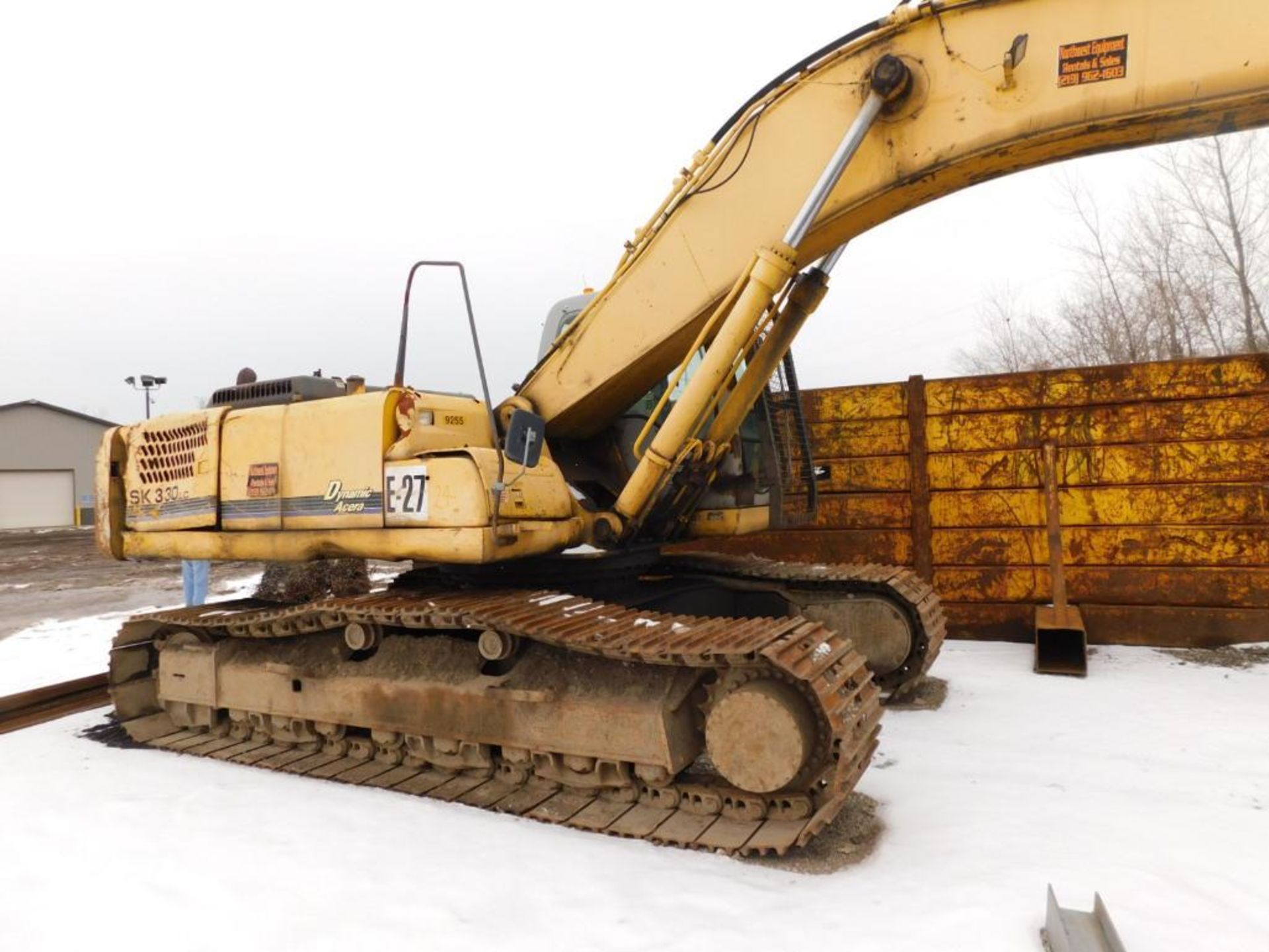 Kobelco Crawler Excavator Model SK330LC, S/N YC07-U1105, Mitsubishi 247 HP Diesel Power, One Piece - Image 4 of 5