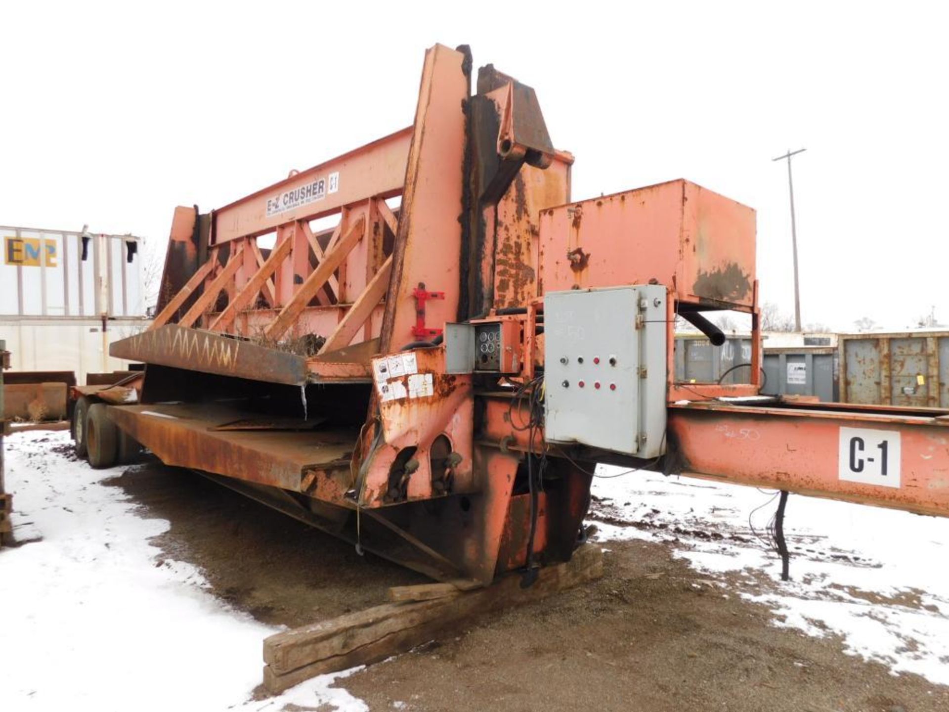 2008 R.M. Johnson 53 ft. Tandem-Axle Portable Car Crusher Model A+EZ Crusher (#C1) (Not in Service)