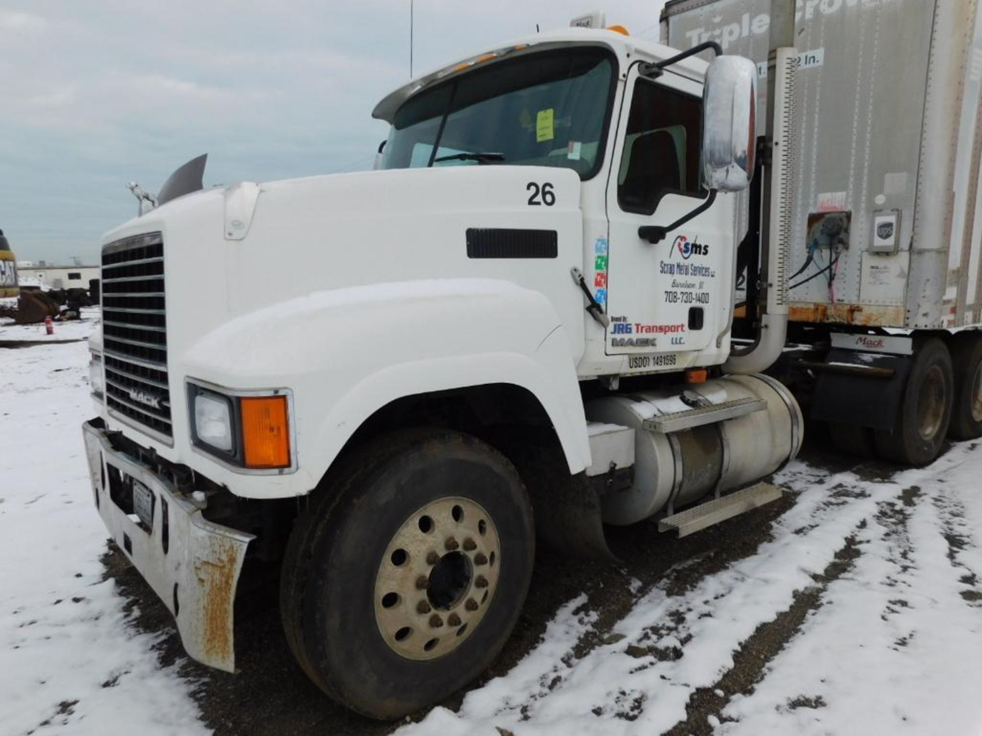 2009 Mack Tandem-Axle Day Cab Truck Tractor Model CHU613, VIN 1M1AN07Y89N004590, 12.7 Liter Diesel