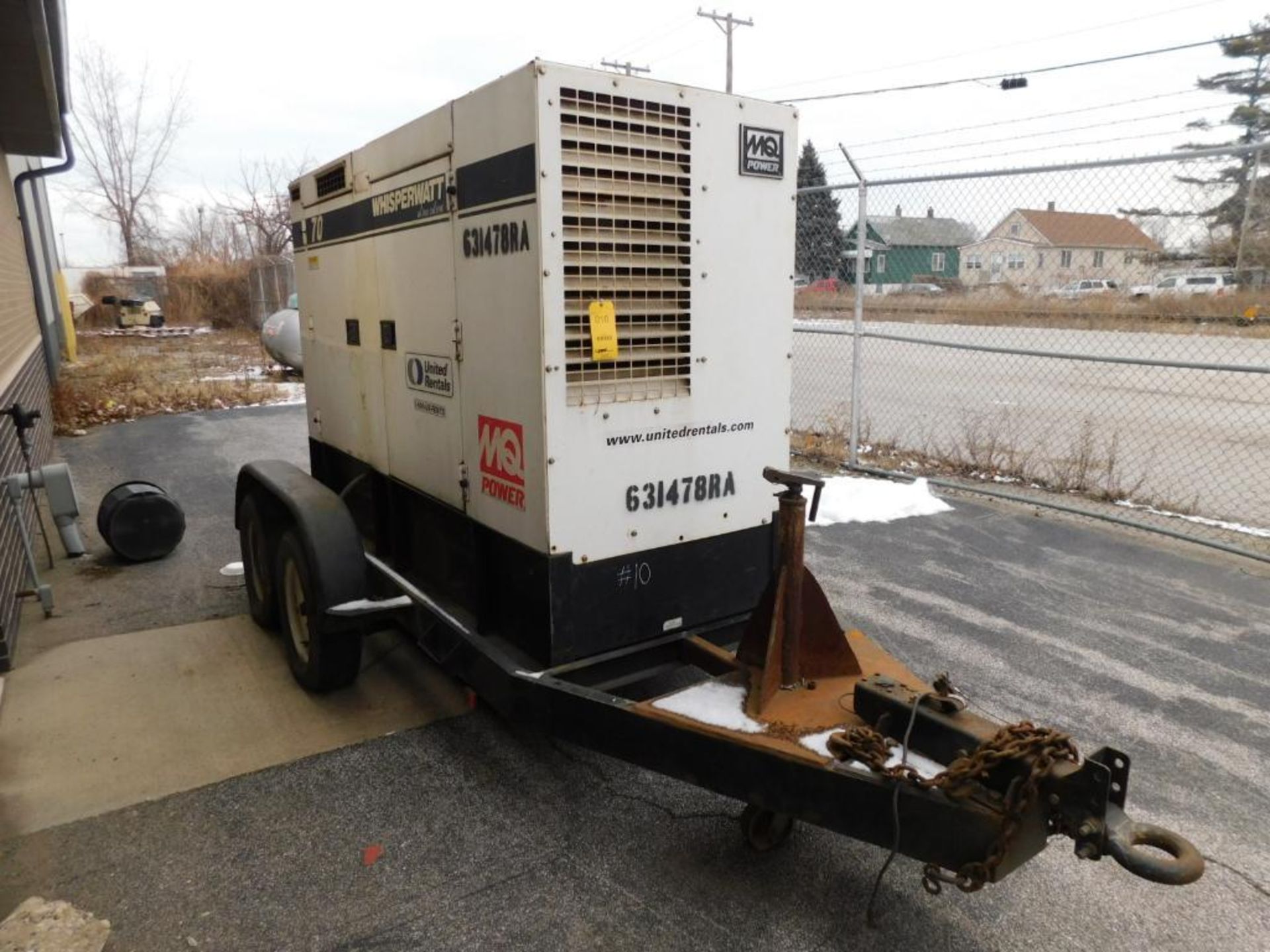 Multiquip WhisperWatt Diesel Generator Model DCA70US1, S/N 8800524 (#GEN-9)