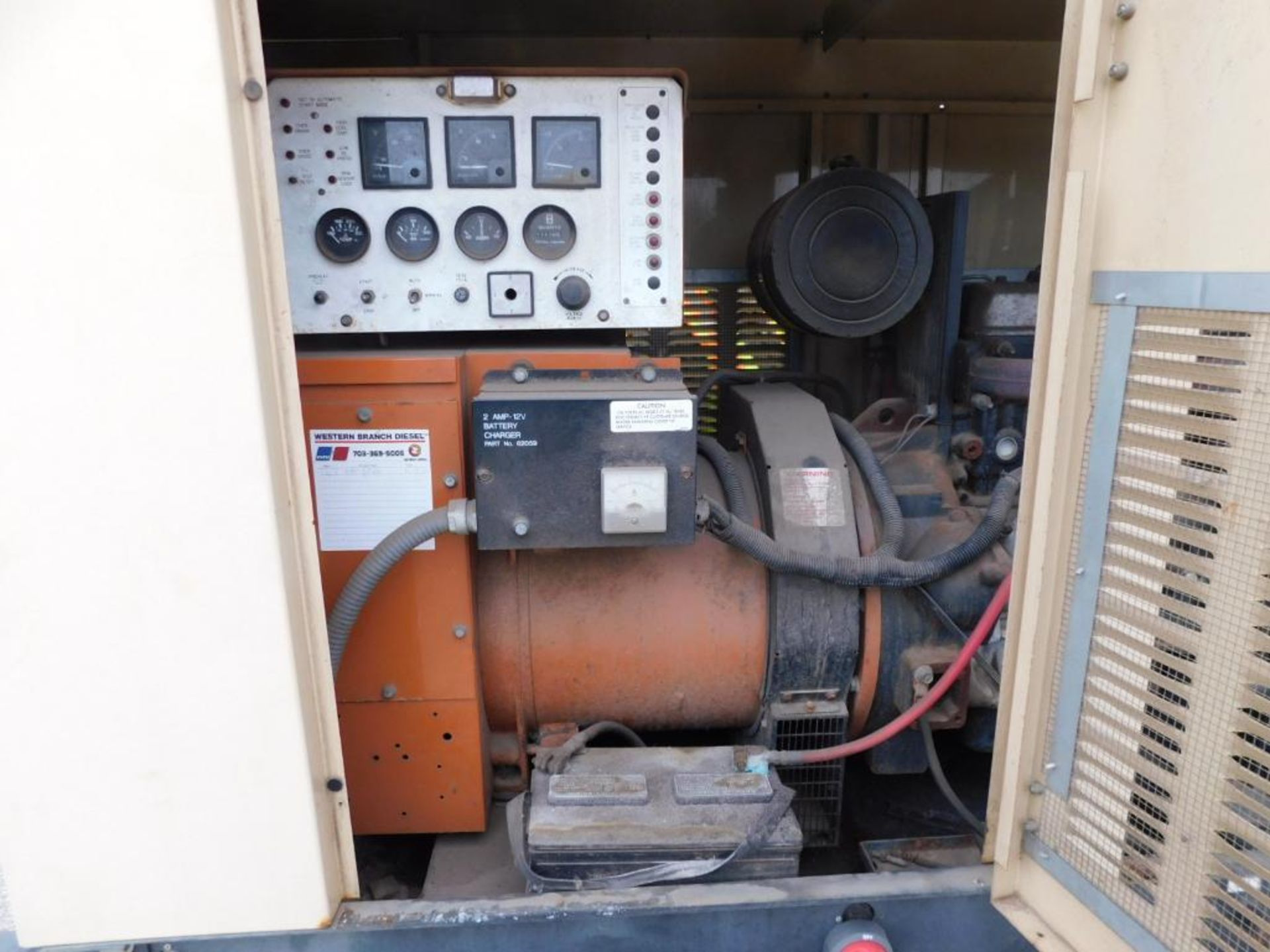 Generac Diesel Stand-By Generator Model 98A07400S, S/N SD025-A163, with Controls - Image 3 of 4