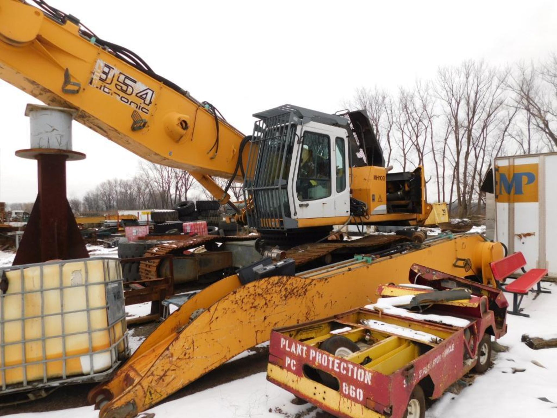 2005 Liebherr Crawler Elevating Cab Material Handler Model R954B HDW, S/N 631-15200 (as is - - Image 2 of 5