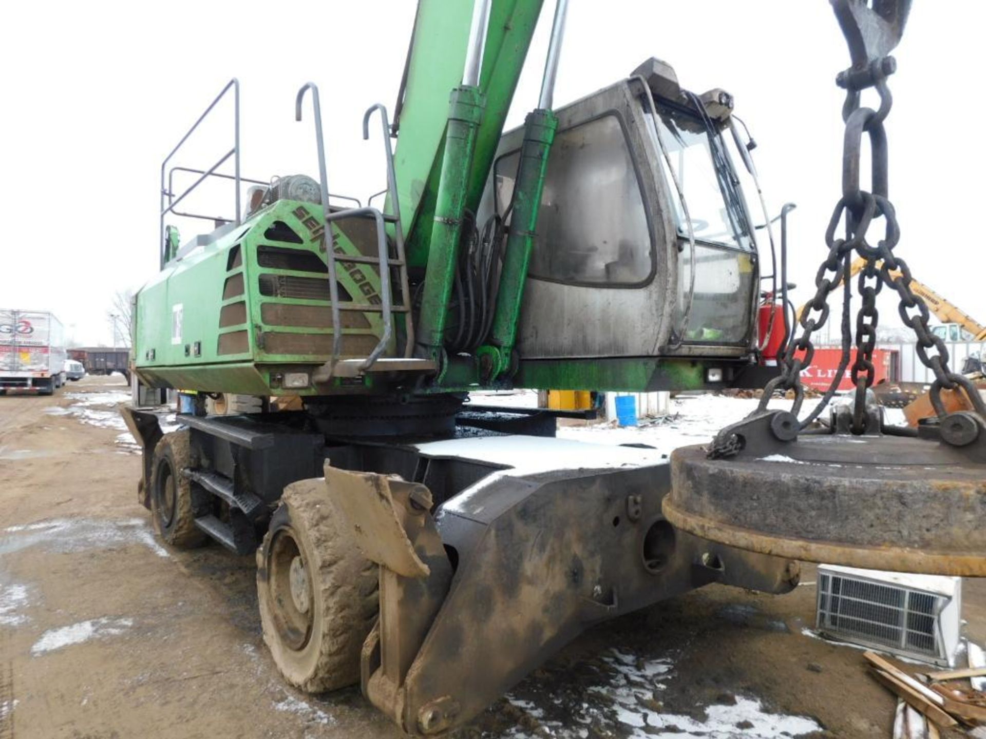 2008 Sennebogen Elevating Cab Solid Tire Material Handler Model 830, S/N 830.0.1091 - Image 2 of 6