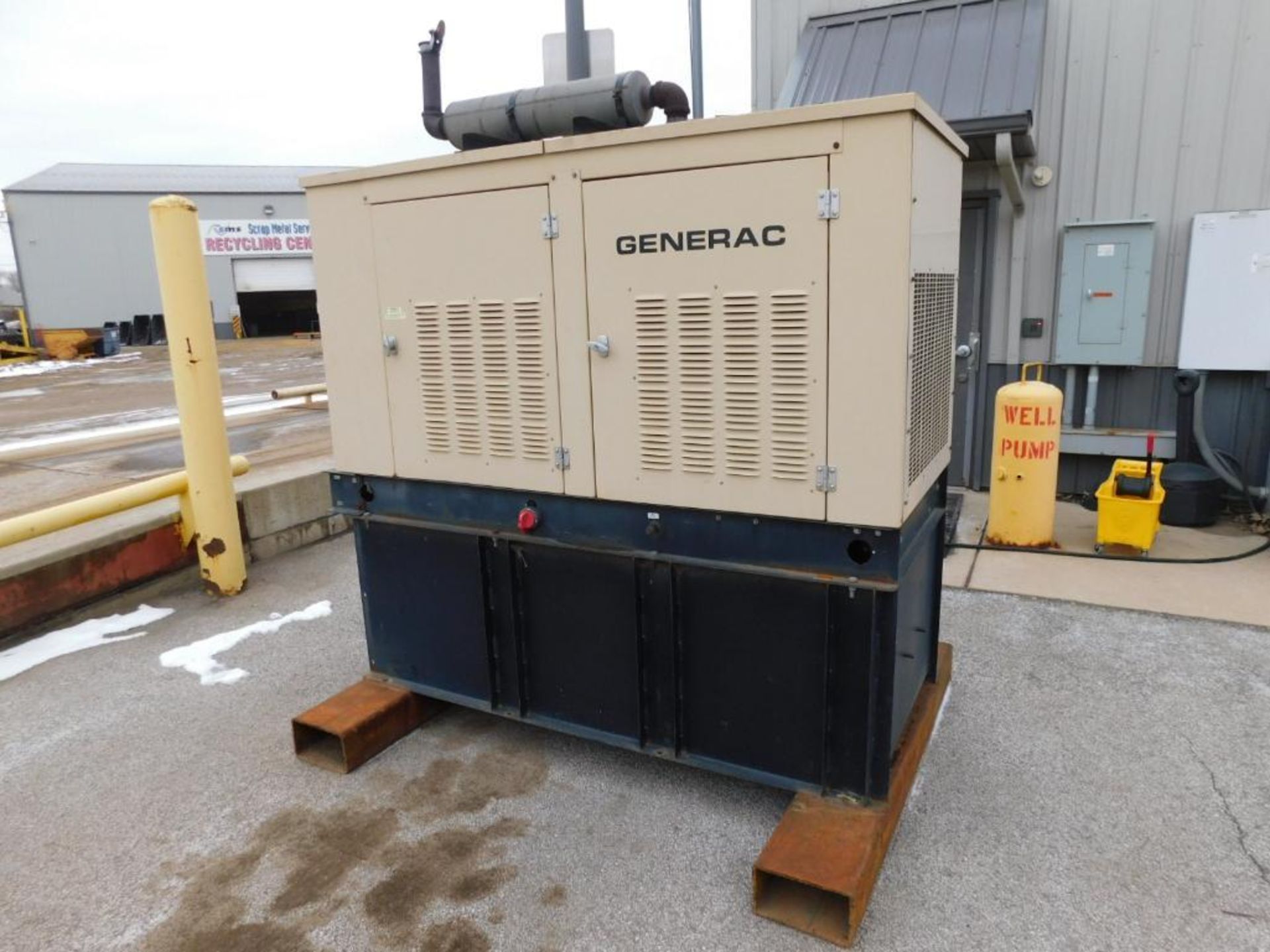 Generac Diesel Stand-By Generator Model 98A07400S, S/N SD025-A163, with Controls