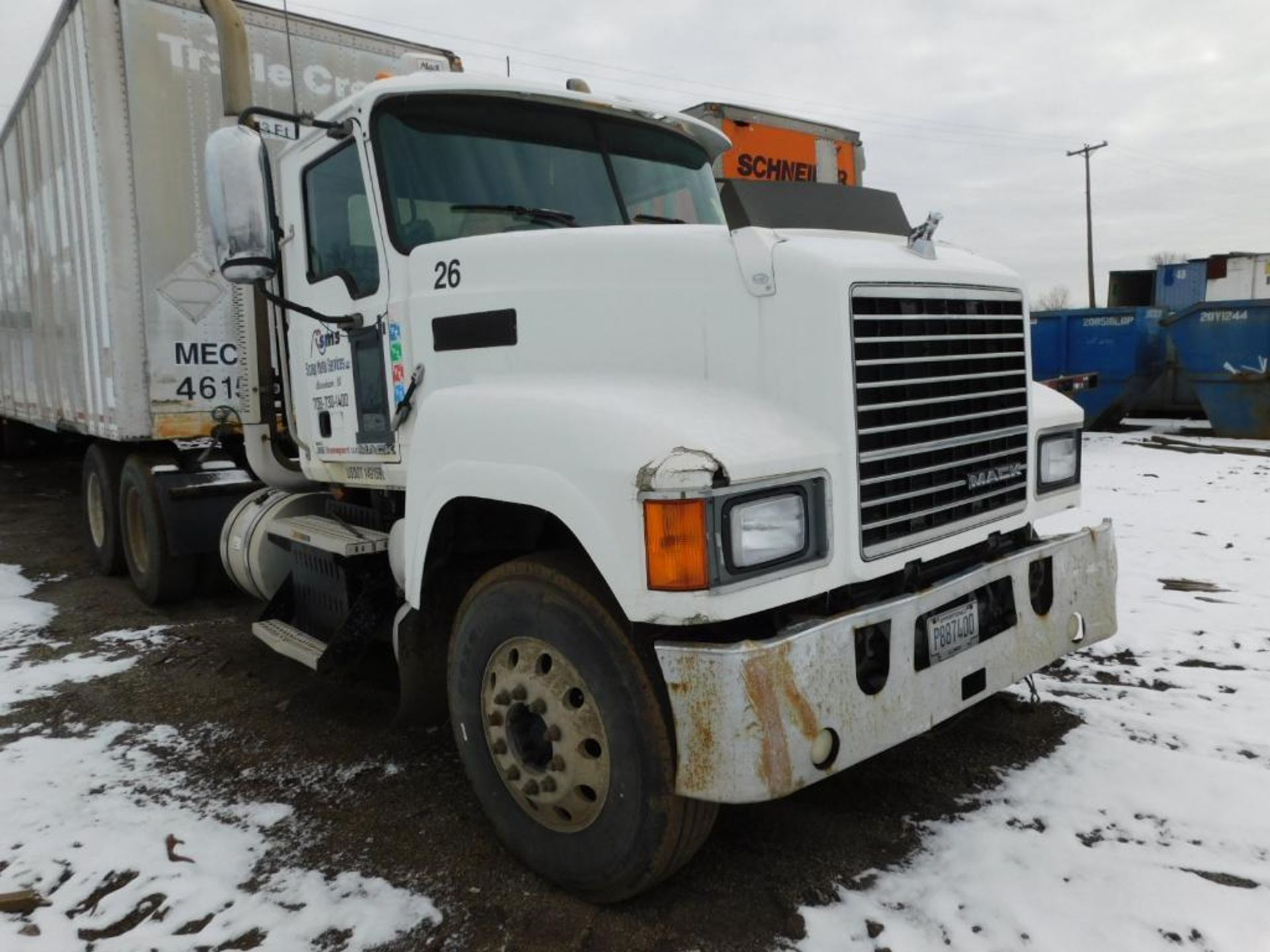 2009 Mack Tandem-Axle Day Cab Truck Tractor Model CHU613, VIN 1M1AN07Y89N004590, 12.7 Liter Diesel - Image 2 of 5