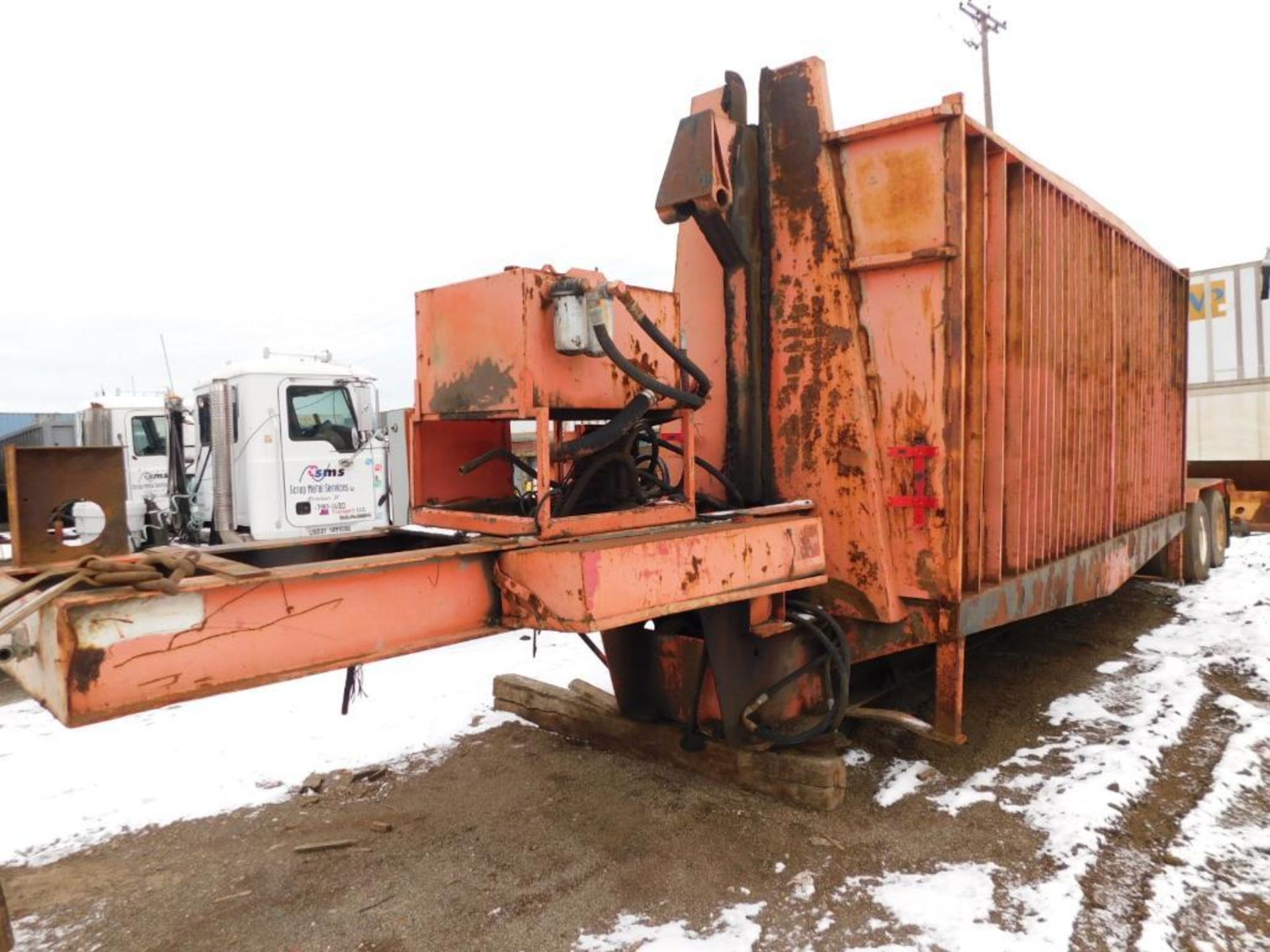 2008 R.M. Johnson 53 ft. Tandem-Axle Portable Car Crusher Model A+EZ Crusher (#C1) (Not in Service) - Image 3 of 6