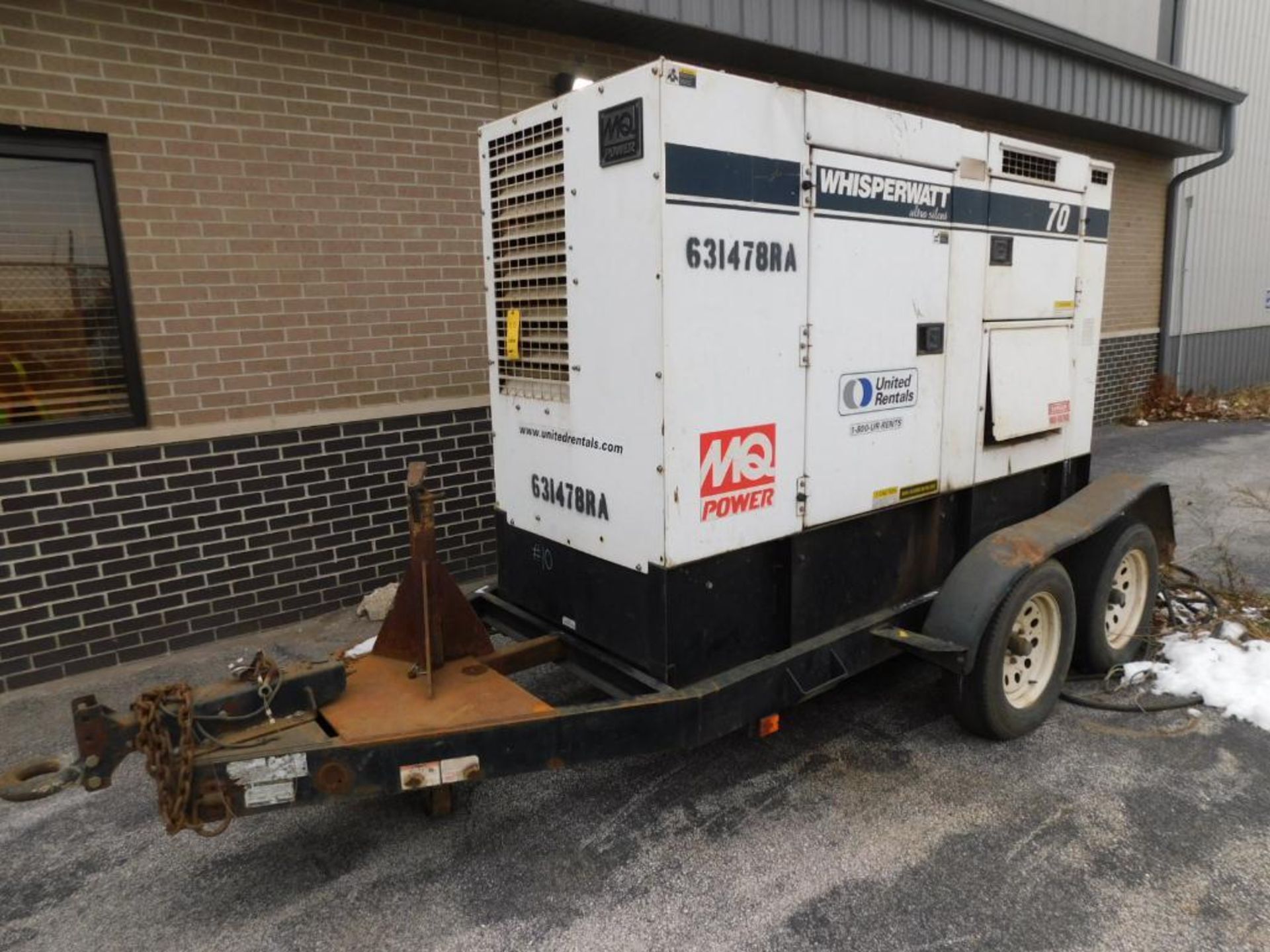 Multiquip WhisperWatt Diesel Generator Model DCA70US1, S/N 8800524 (#GEN-9) - Image 2 of 5