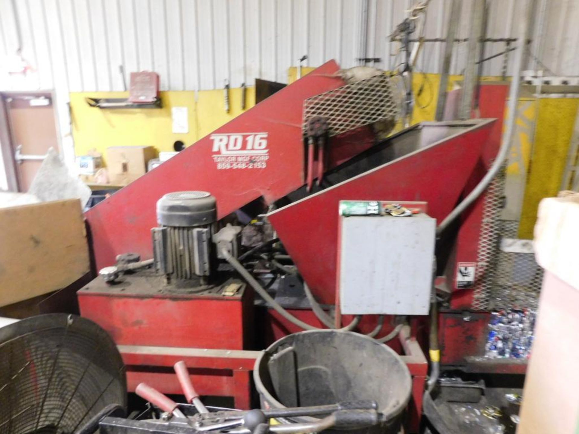 Taylor Aluminum Can Baler Model 201614, S/N SUC10090820 - Image 3 of 4