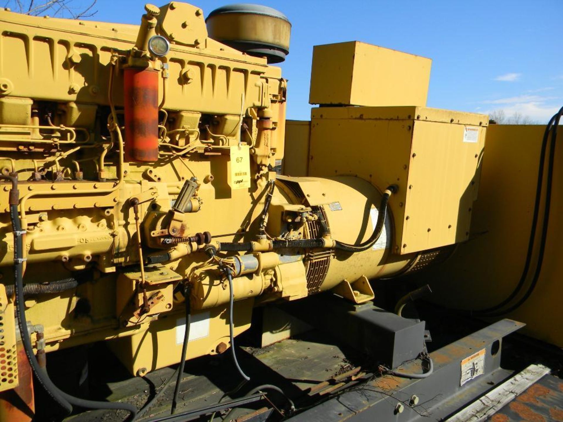 1999 Caterpillar Portable Diesel Generator 400 KVA 320 KW w/ Cat 3406 Engine (S/N 1IS00745), Mounted - Image 3 of 4