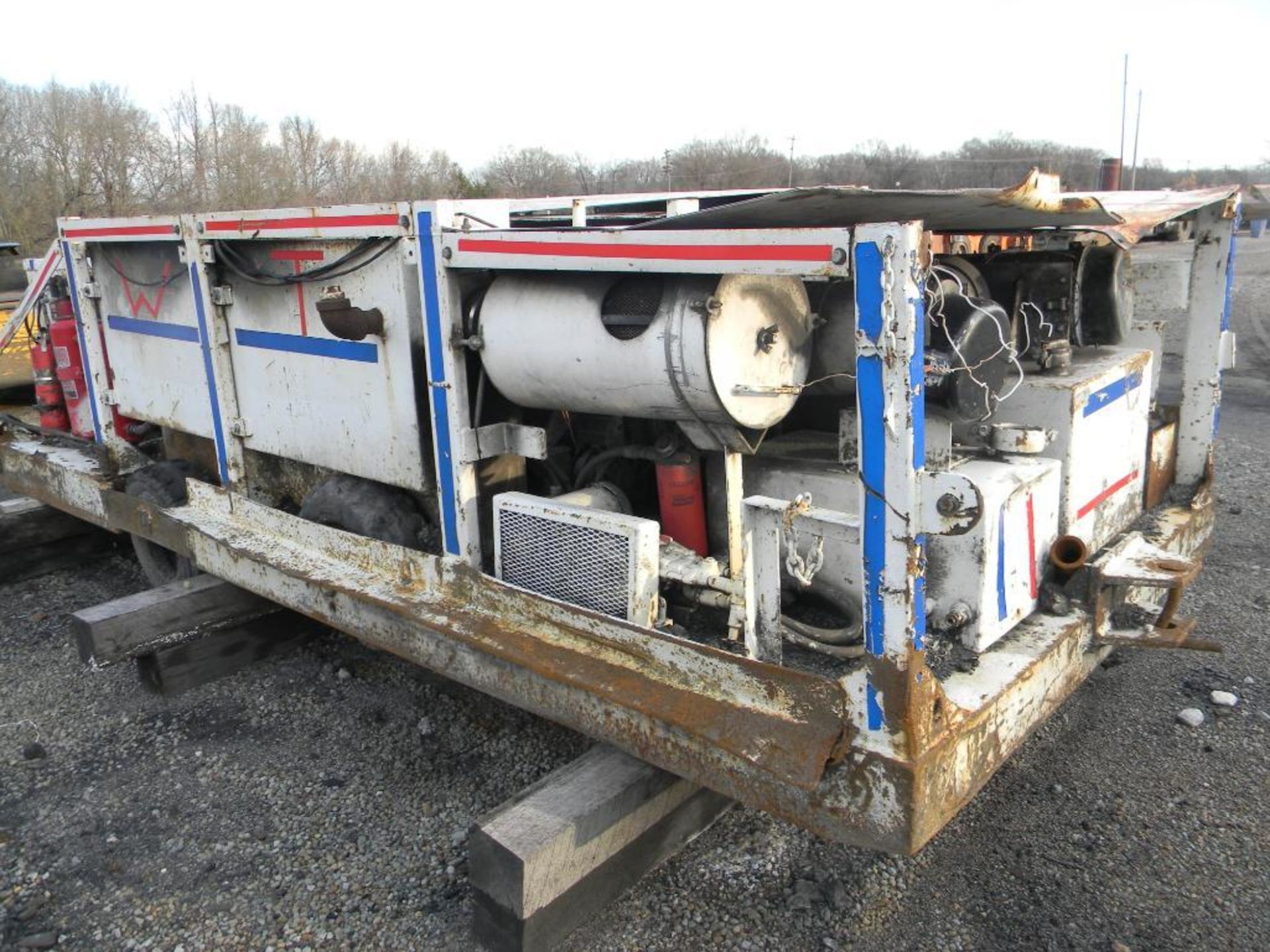 Diesel Move Box 150KVA On Trailer 995v - 600v - 480v w/ Transformer, S/N 670855 (Structural Issues) - Image 3 of 4