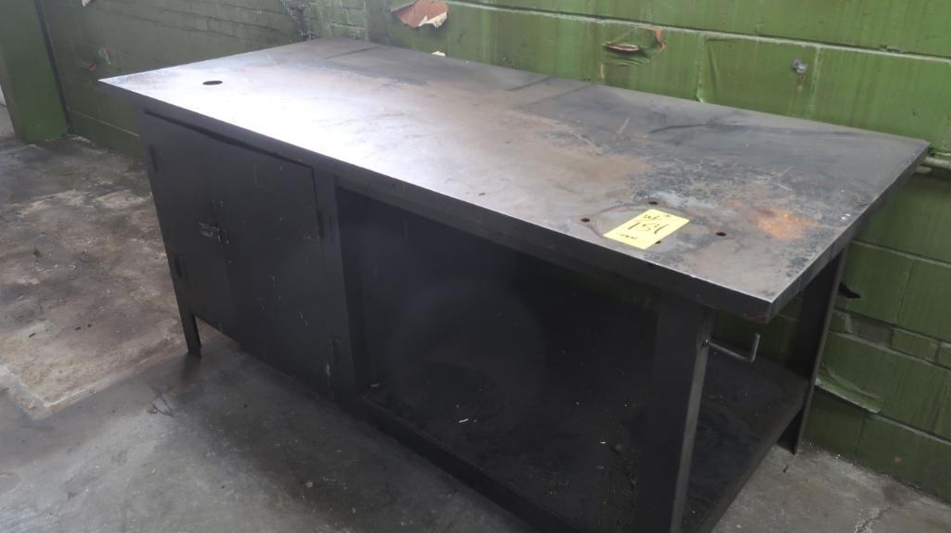 LOT: (2) Assorted Steel Work Tables, LOCATION: OUTSIDE MAINTENANCE OFFICE - Image 2 of 2