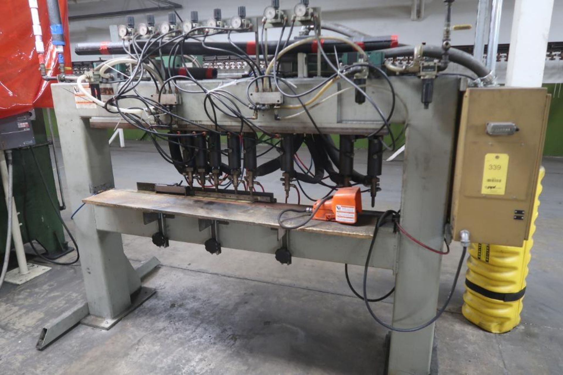 Banner 3 - 70 KVA Straight Line Gang Welder Model X1371, S/N 3075, LOCATION: MAIN PRESS FLOOR