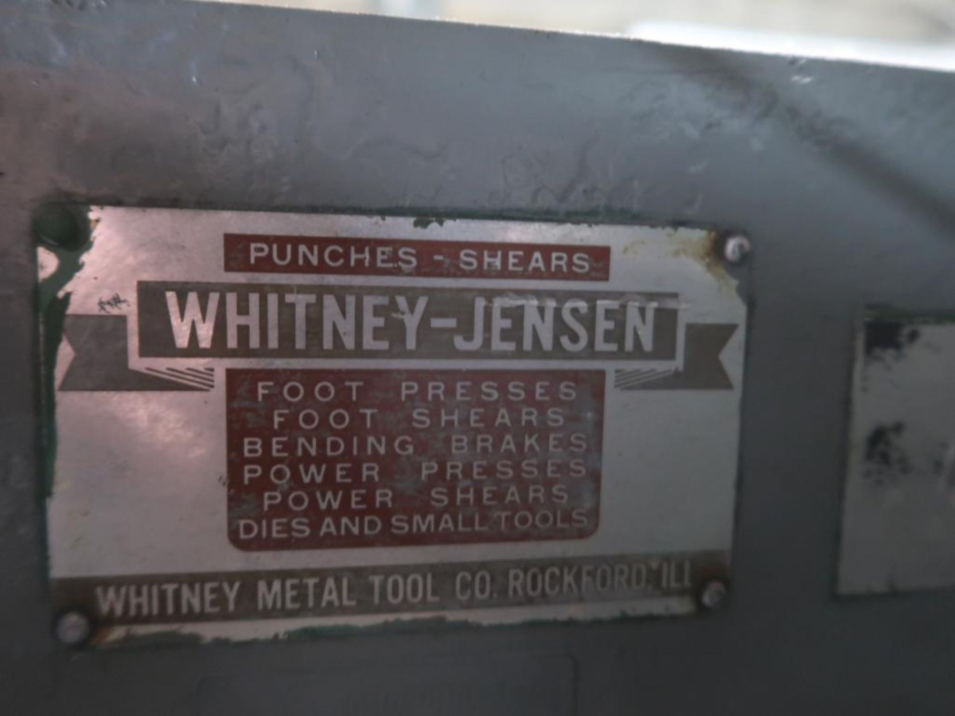 LOT: Whitney Jensen 24 in. Punch, with Large Quantity Assorted Punches, LOCATION: TOOL ROOM - Image 2 of 2