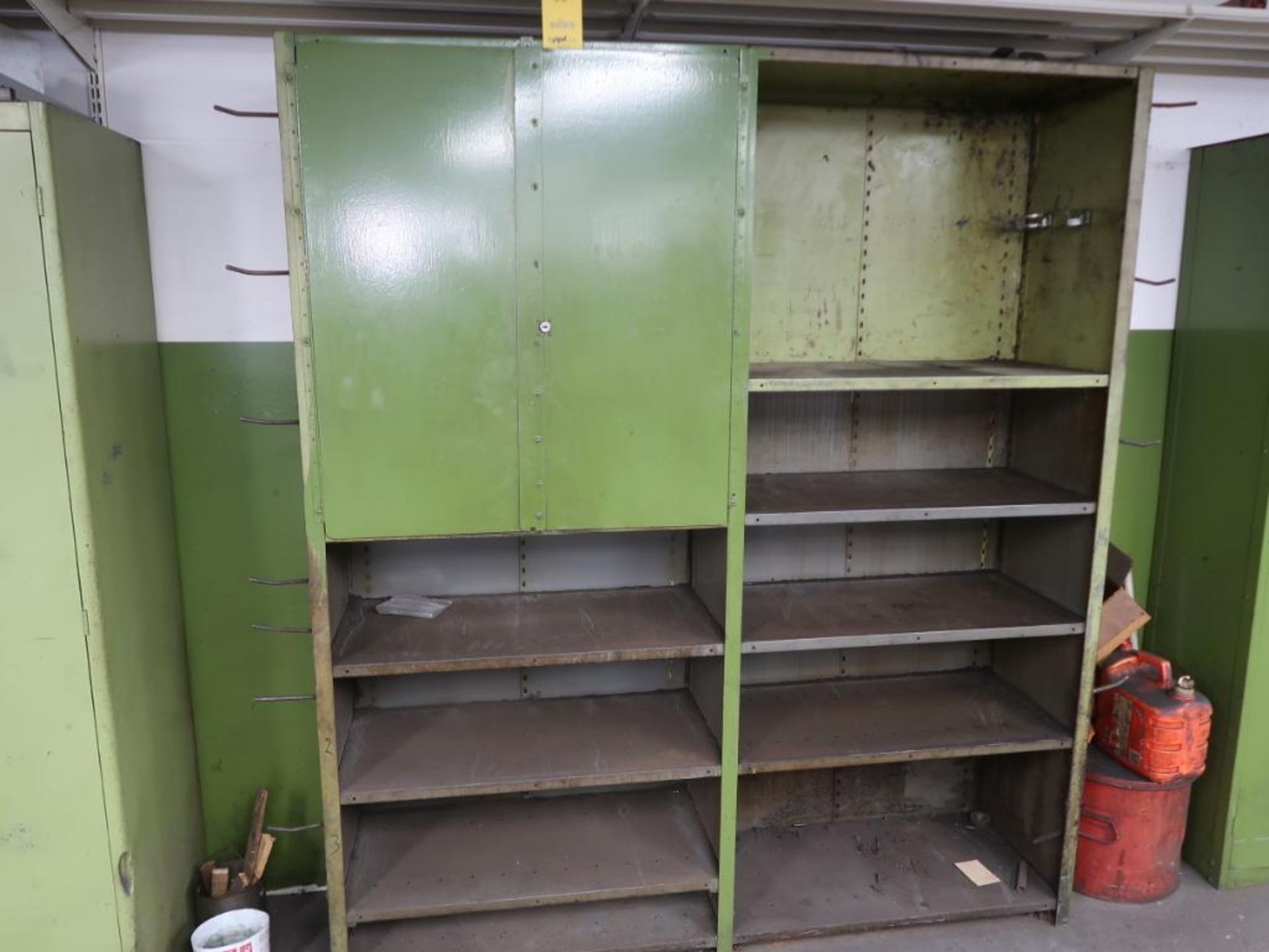 LOT: Shelving & Cabinet, Assorted Large Drill Bits, LOCATION: TOOL ROOM