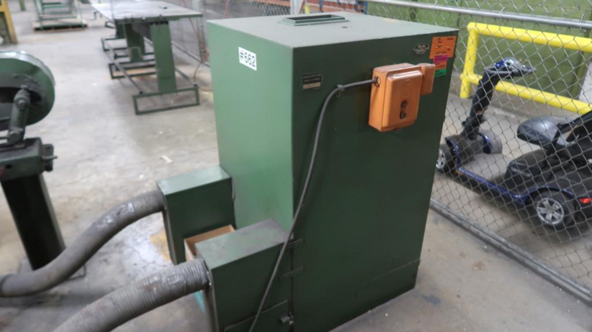 LOT: Hammond 2 in. Double End Sander/Buffer, Adjustable Speed, Back Stands, Torit Dust Collector - Image 2 of 4