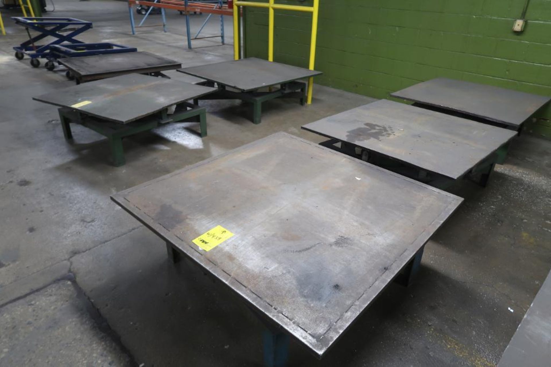 LOT: (6) Assorted Steel Rotary Turntables , LOCATION: MAIN PRESS FLOOR