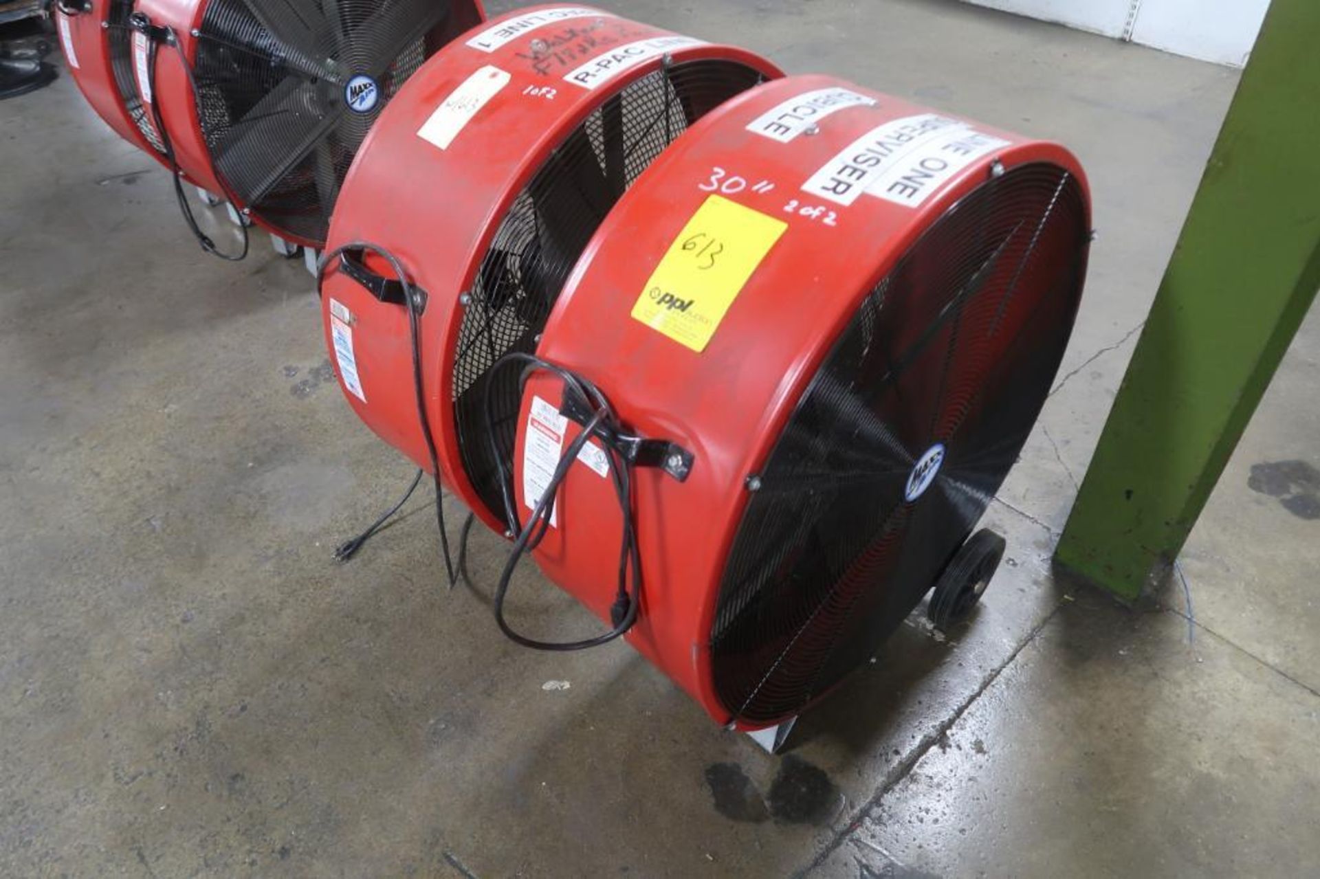 LOT: (2) 30 in. Air Movers, LOCATION: MAIN PRESS FLOOR