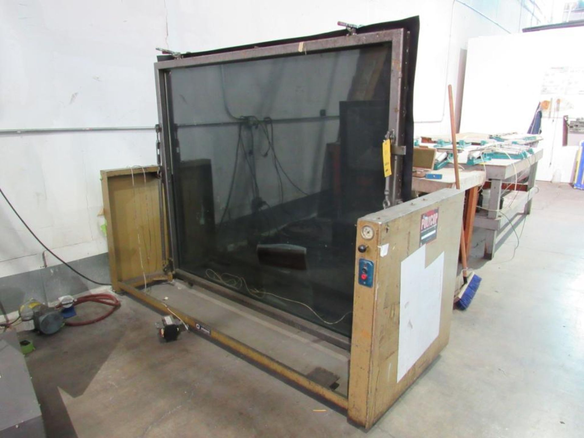 American Polycop Direct Contact Photo Screen Exposing Unit, 60 in. x 72 in., S/N JD-12878