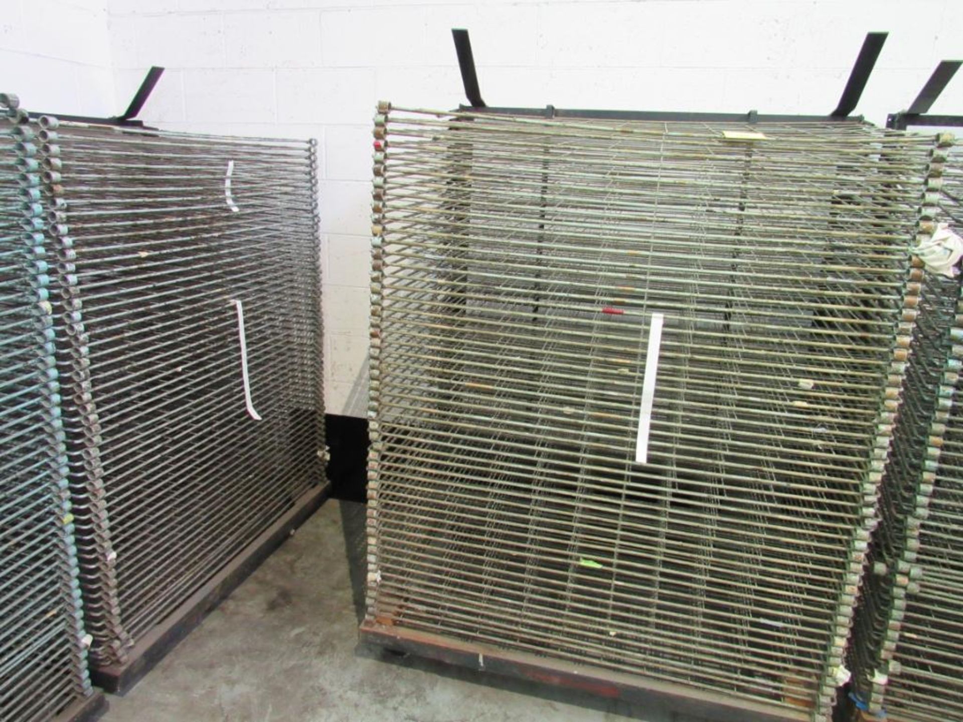 LOT: (4) Portable Drying Racks 30 in./32 in. x 48 in. x 60 in. High approx. w/48 Racks approx.