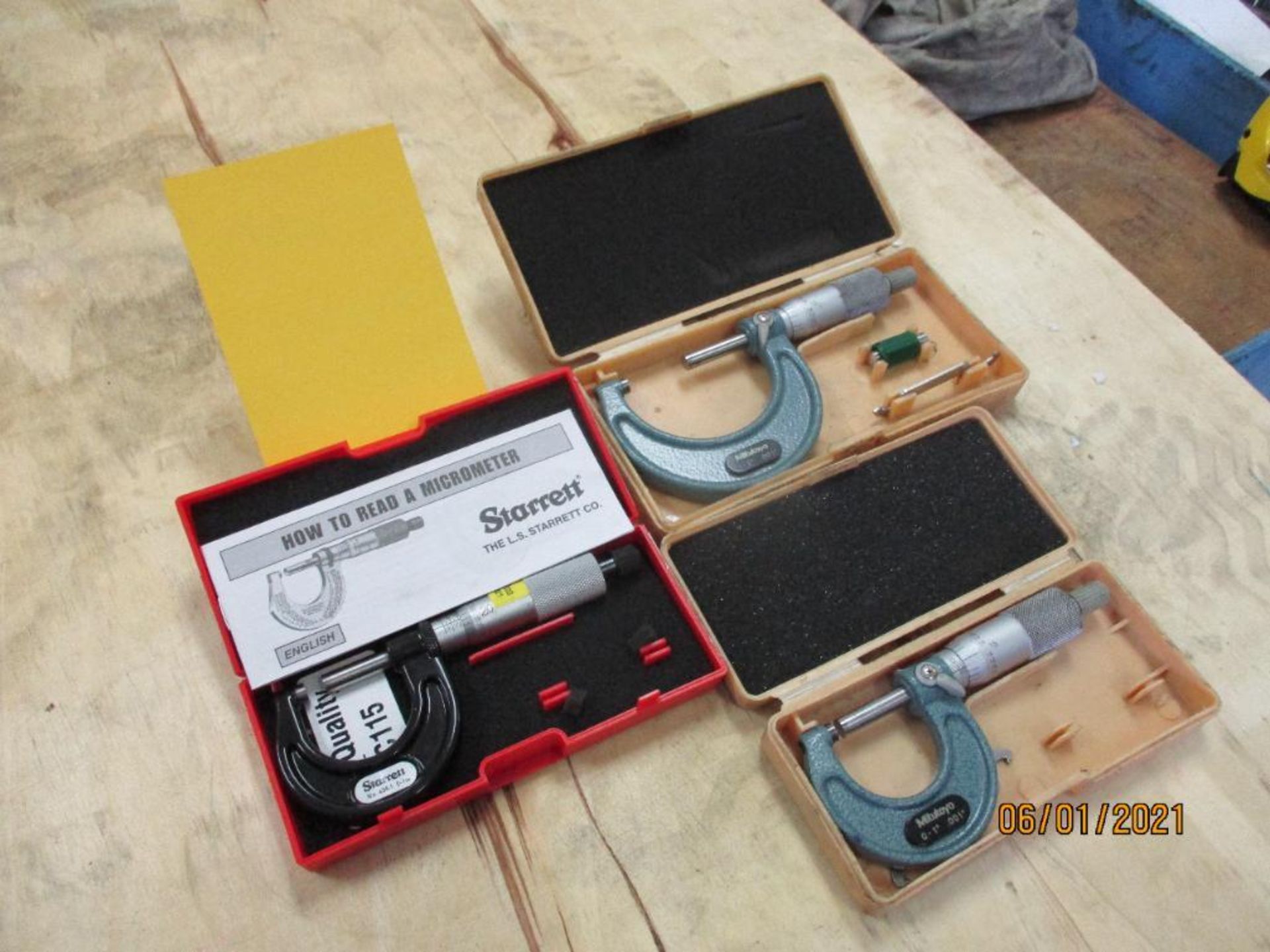 LOT: (2) Micrometer, 0-1 in., (1) 1 in. -2 in. (All inspection eq. is like New and Mostly - Image 2 of 2