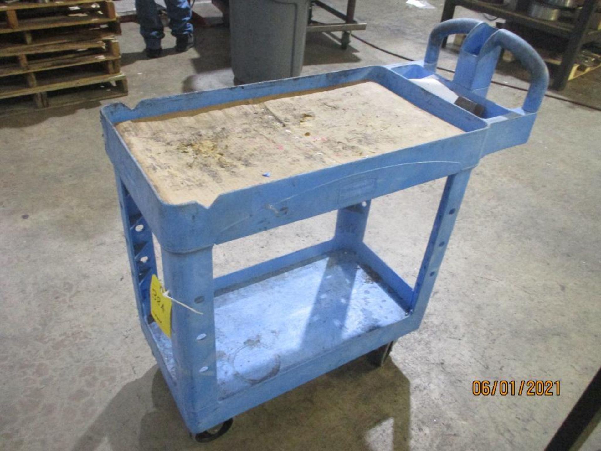 Plastic Rolling Cart - Image 2 of 2
