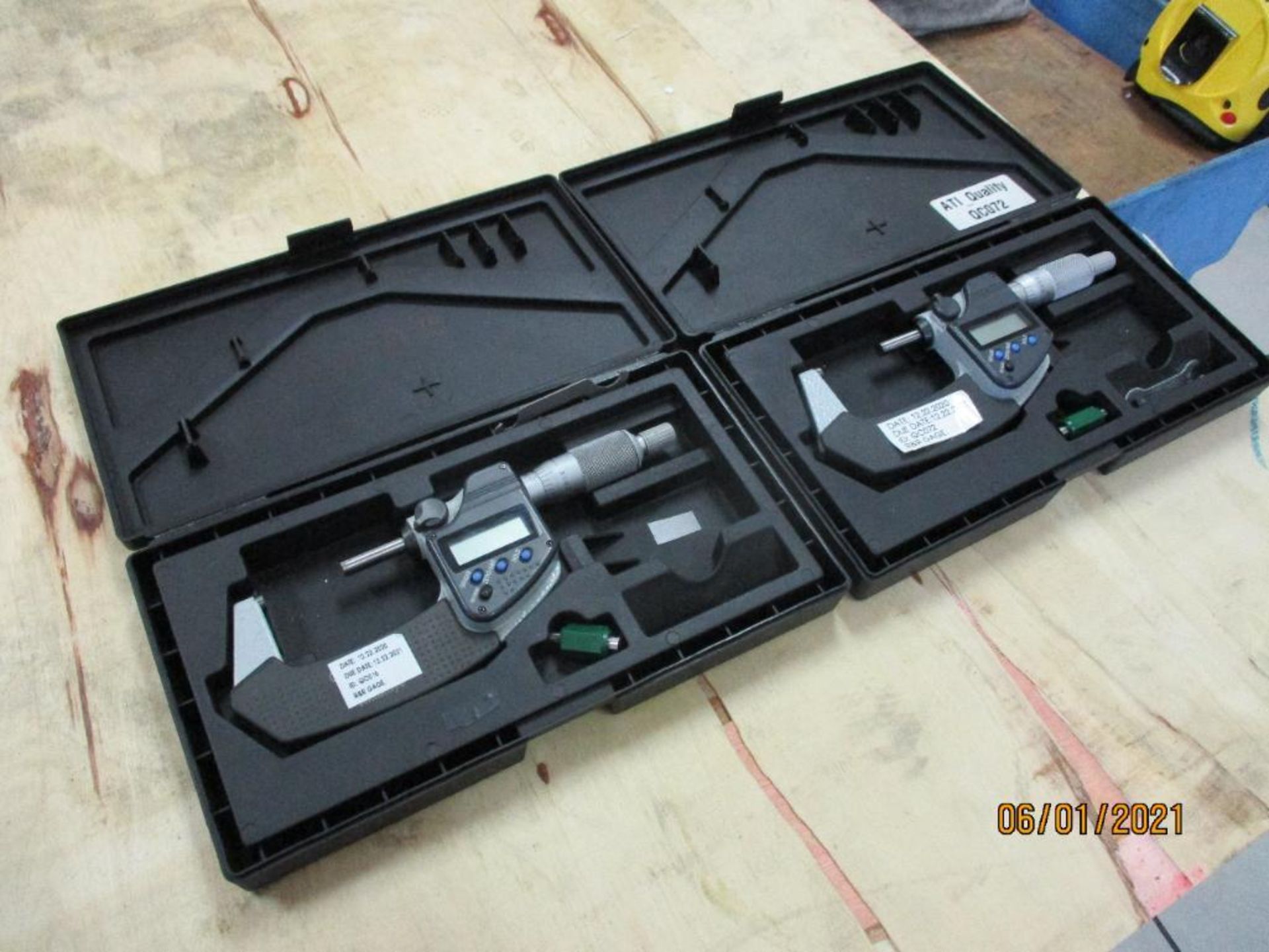 LOT: (2) Mitutoyo Digital Micrometers, 1 in. - 2 in. (All inspection eq. is like New and Mostly - Image 2 of 2