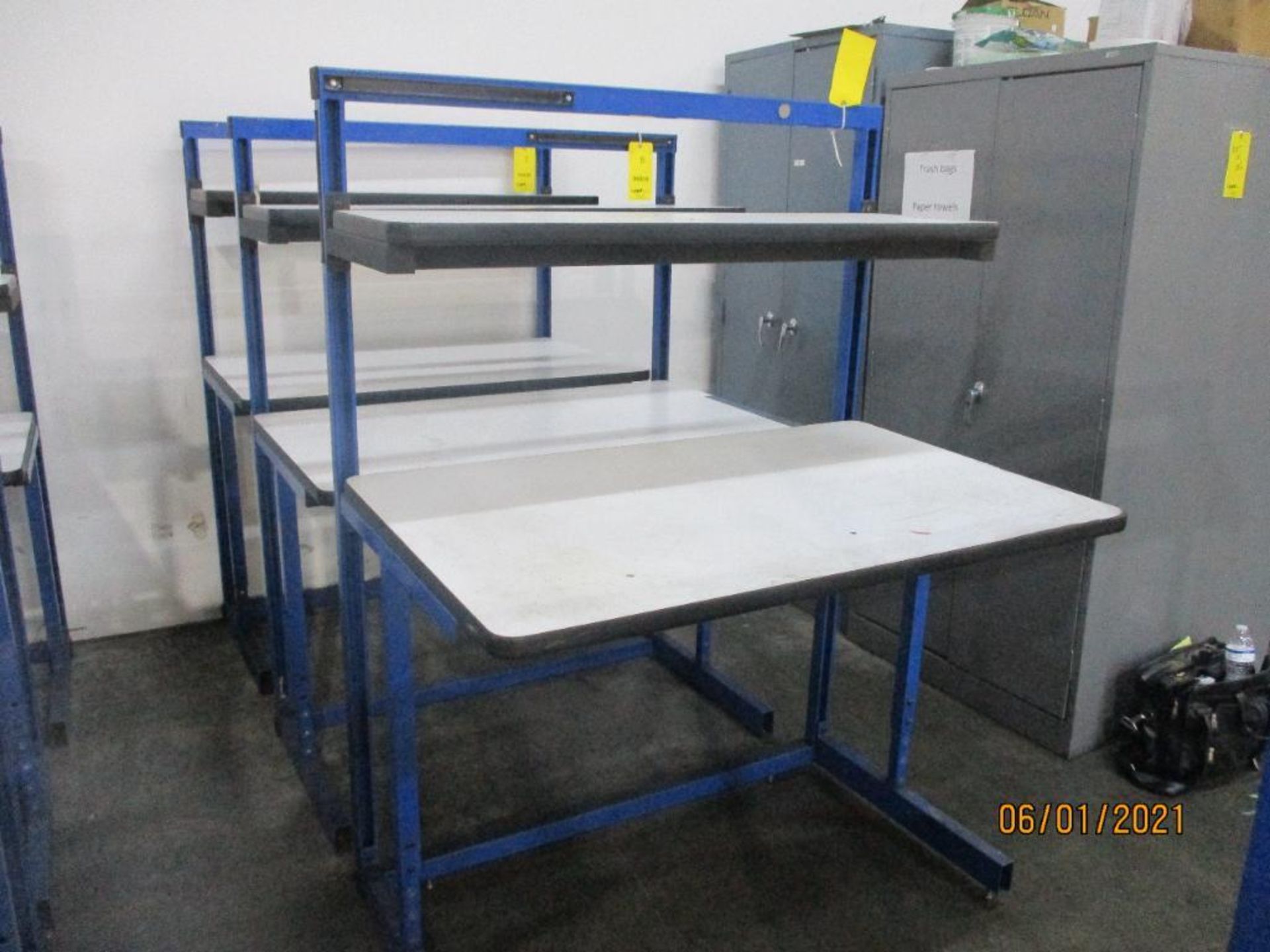 Production Basis EDS C-Leg Work Station, 30 in. x 48 in, 2-Shelf - Image 2 of 2